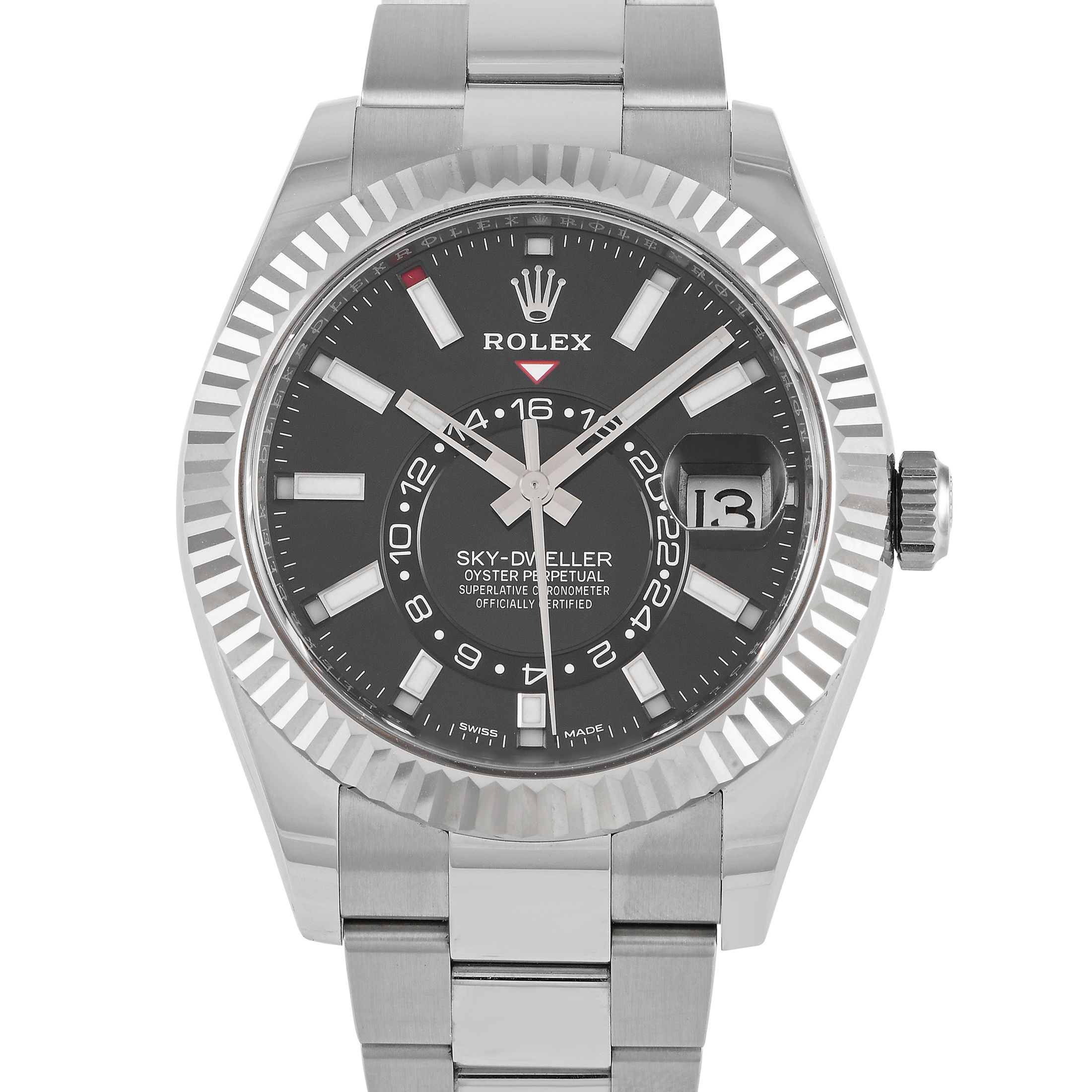 Rolex Sky-Dweller Black Dial Watch 326934
