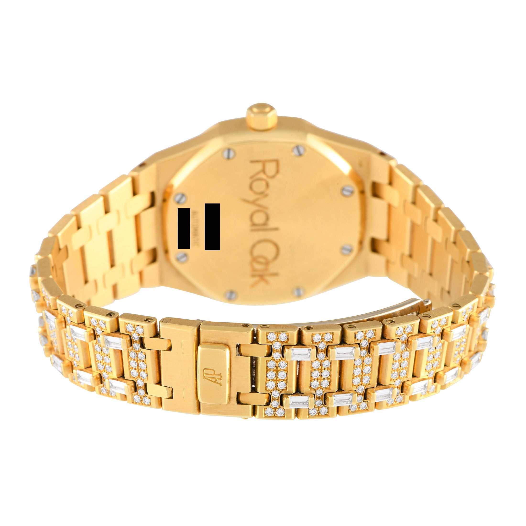 Audemars Piguet Royal Oak Diamond-Set 18K Yellow Gold Watch 14840BA