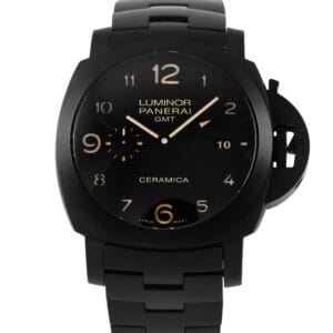 Officine Panerai Luminor 1950 Tuttonero 3 Days GMT Ceramic Watch PAM00438