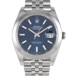 Rolex Datejust 41 Bright Blue Dial Watch 126300