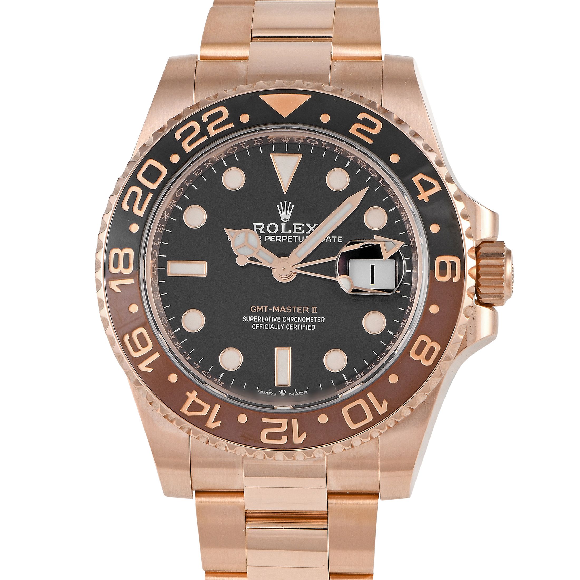 Rolex GMT-Master II Everose Gold Watch 126715CHNR