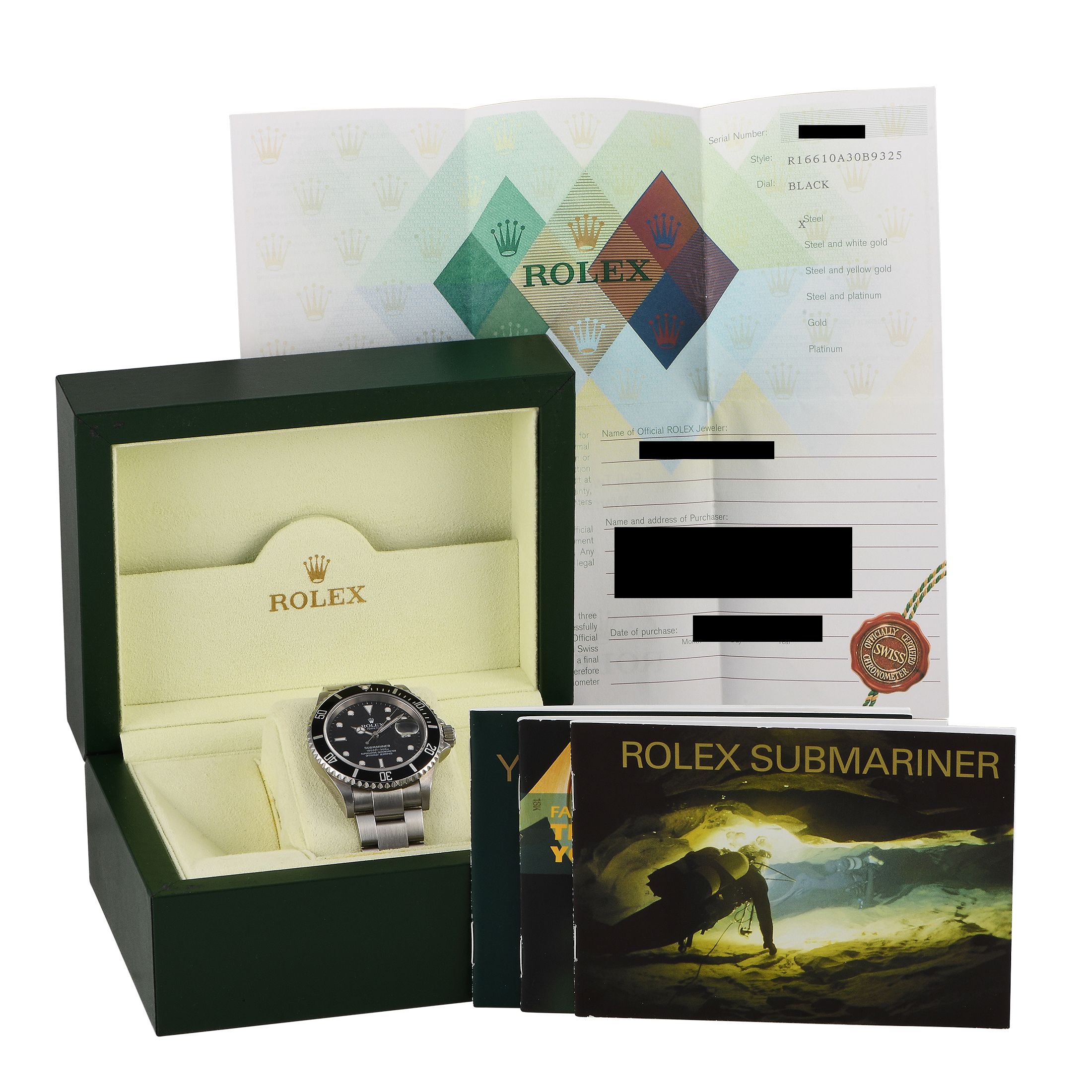 Rolex Submariner Date Watch 16610