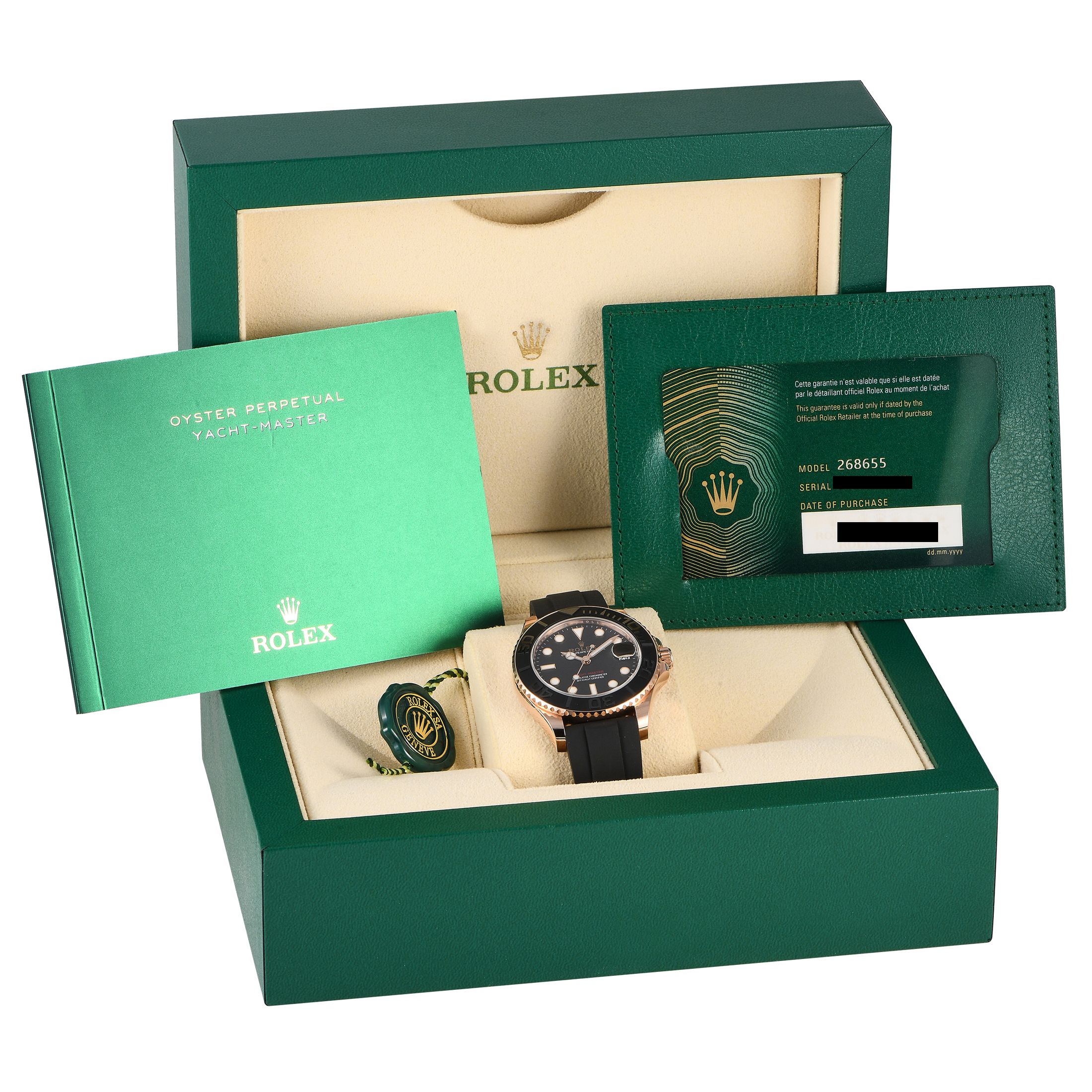 Rolex Yacht-Master 37 18K Everose Gold Watch 268655