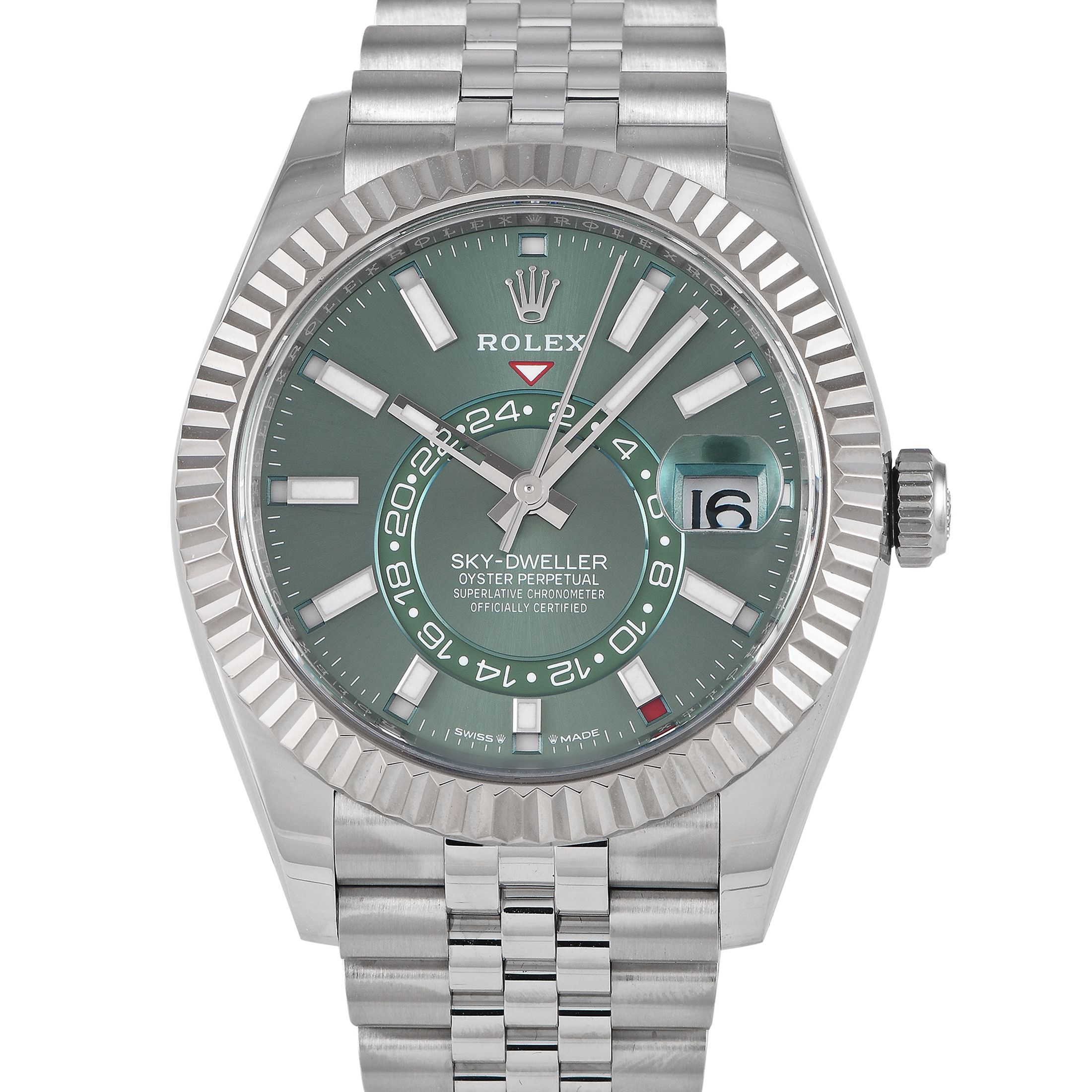 Rolex Sky-Dweller Mint Green Dial Watch 336934