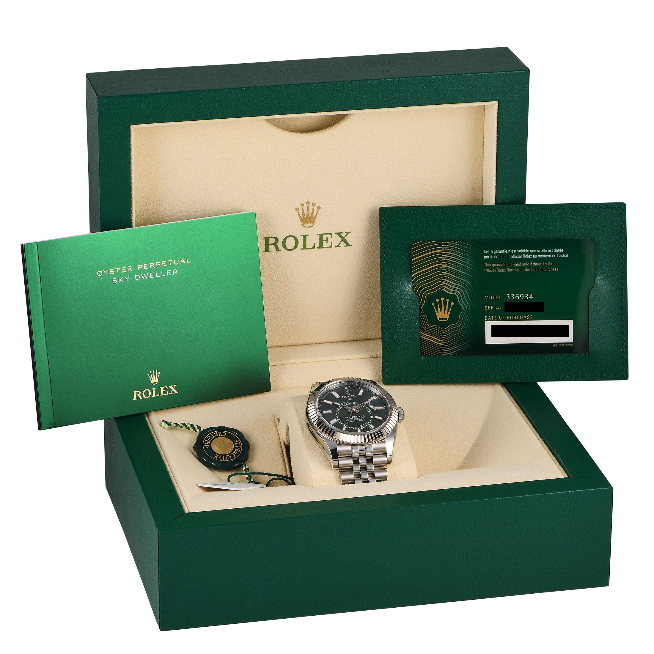 Rolex Sky-Dweller Mint Green Dial Watch 336934