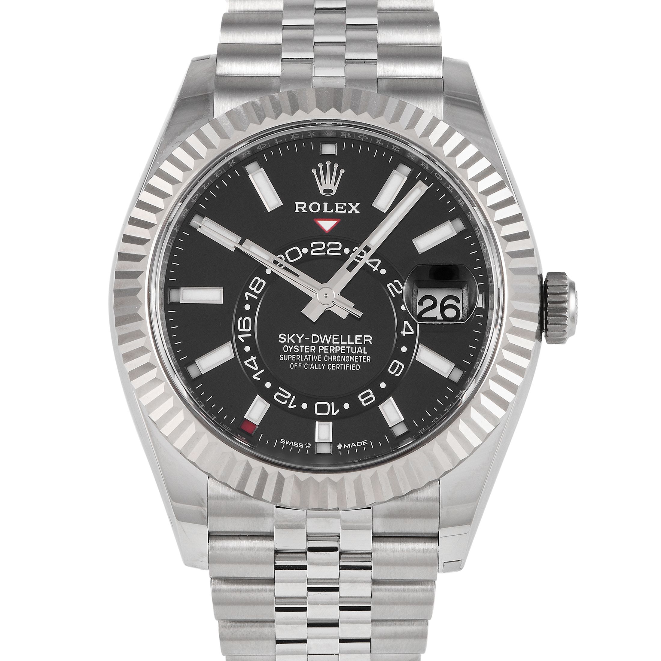 Rolex Sky-Dweller Black Dial Watch 336934