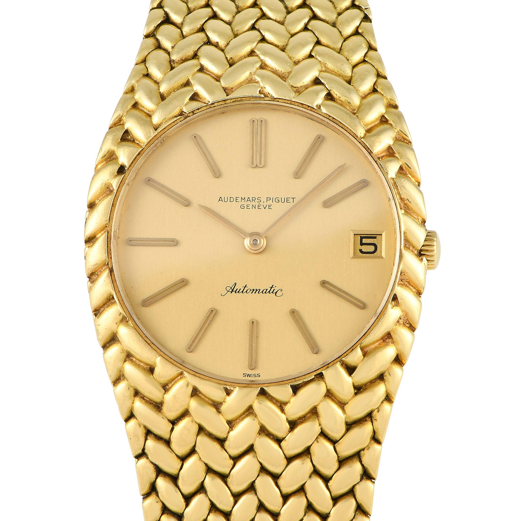 Audemars Piguet Cobra Champagne Dial 18K Yellow Gold Watch 5403