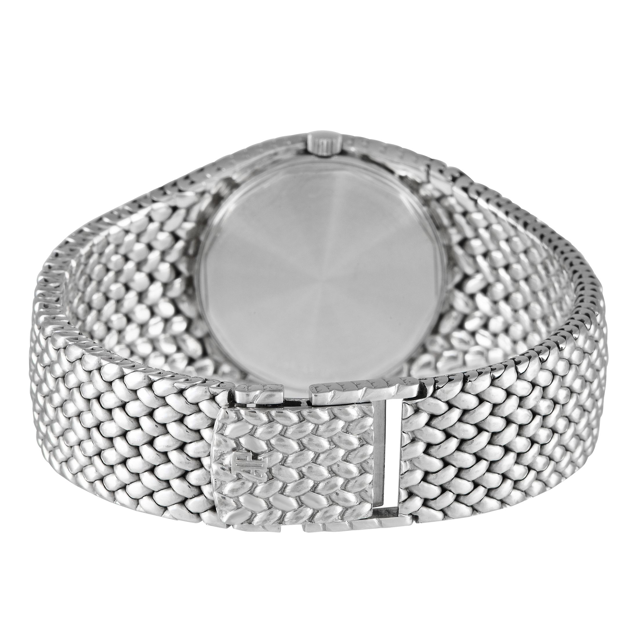 Audemars Piguet Cobra Lapis Diamond Dial 18K White Gold Watch 5403