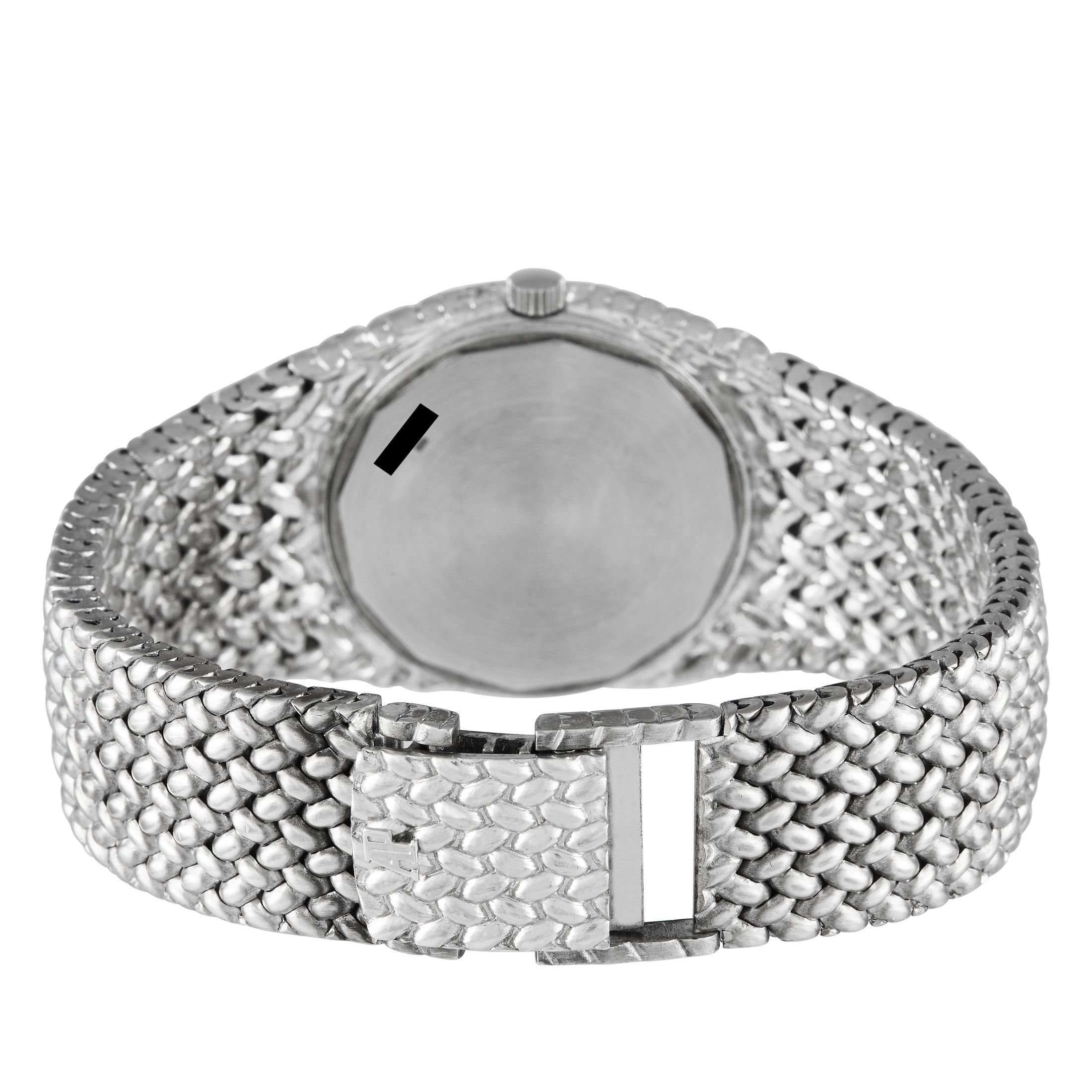 Audemars Piguet Cobra Double Blue Double Diamond Dial 18K White Gold Watch 5403