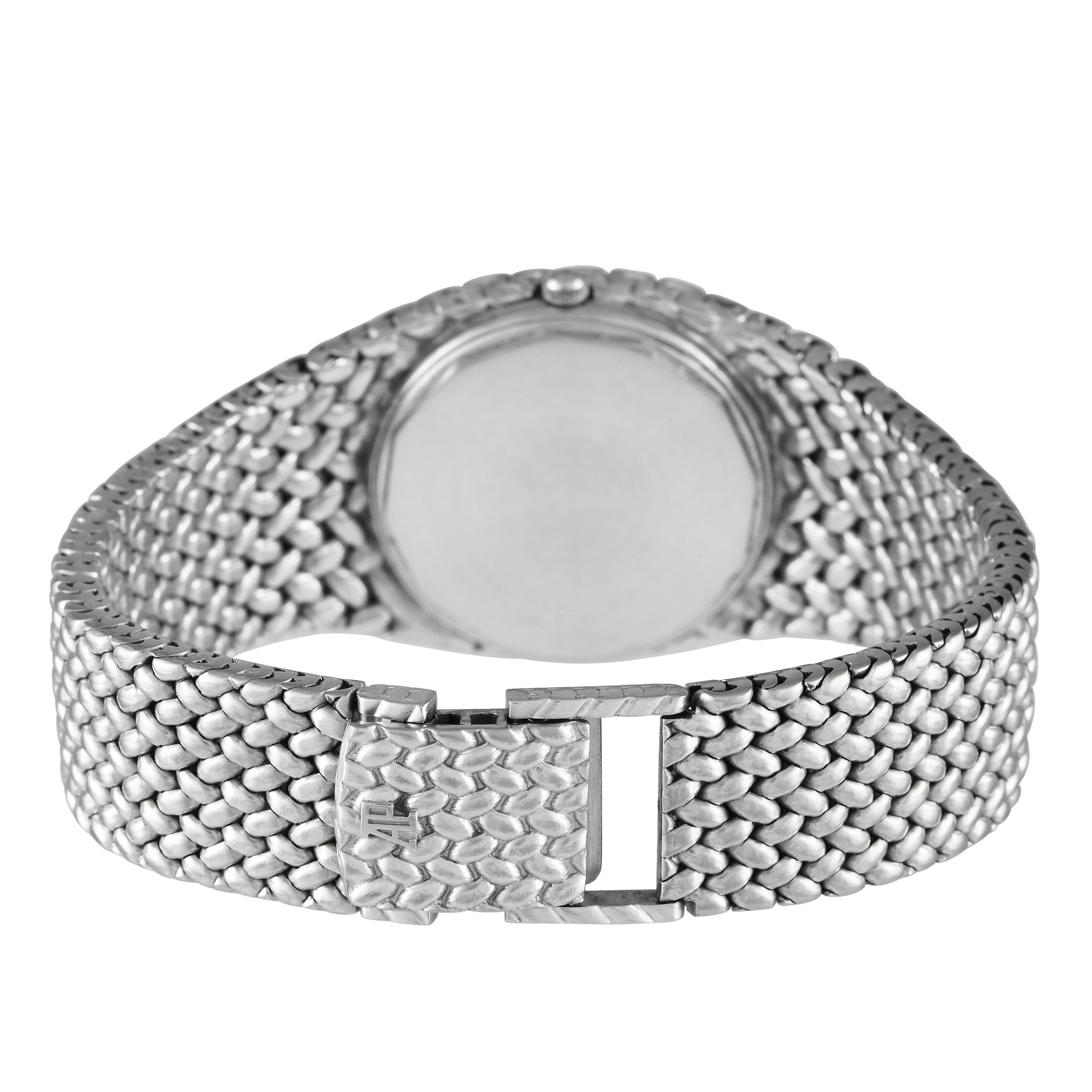 Audemars Piguet Cobra Gray Double Diamond Dial 18K White Gold Watch 5403 Grey Dial