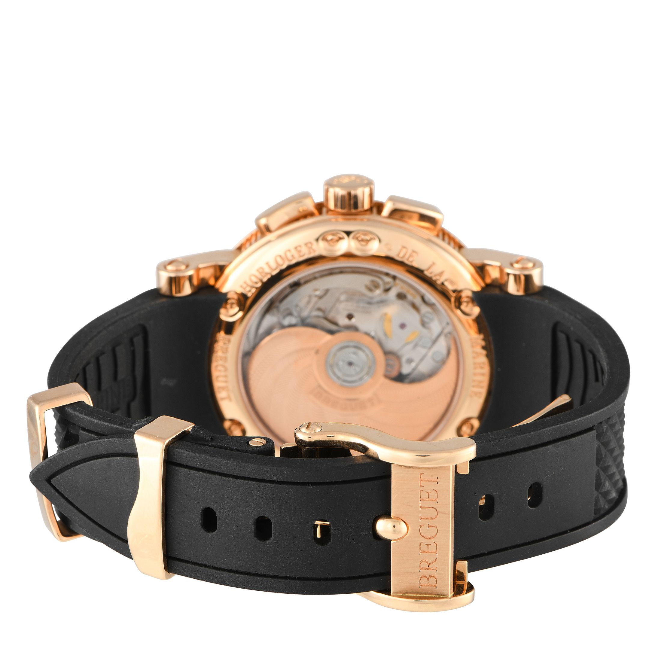 Breguet Marine Chronograph Rose Gold Watch 5827BR