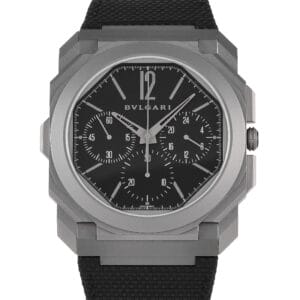 Bvlgari Octo Finissimo Titanium GMT Chronograph Watch 103673
