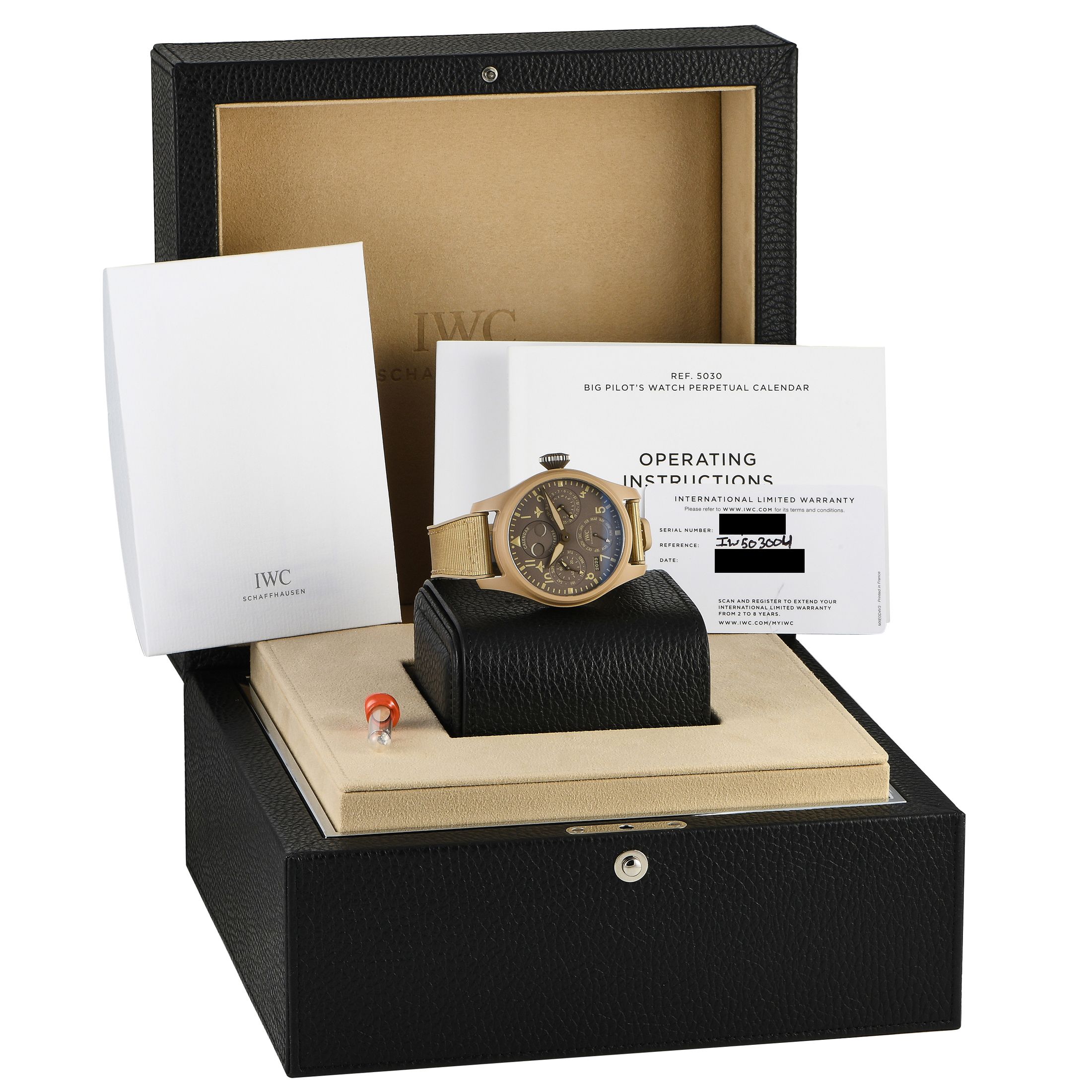 IWC Big Pilot's Perpetual Calendar Top Gun Mojave Desert Watch IW503004
