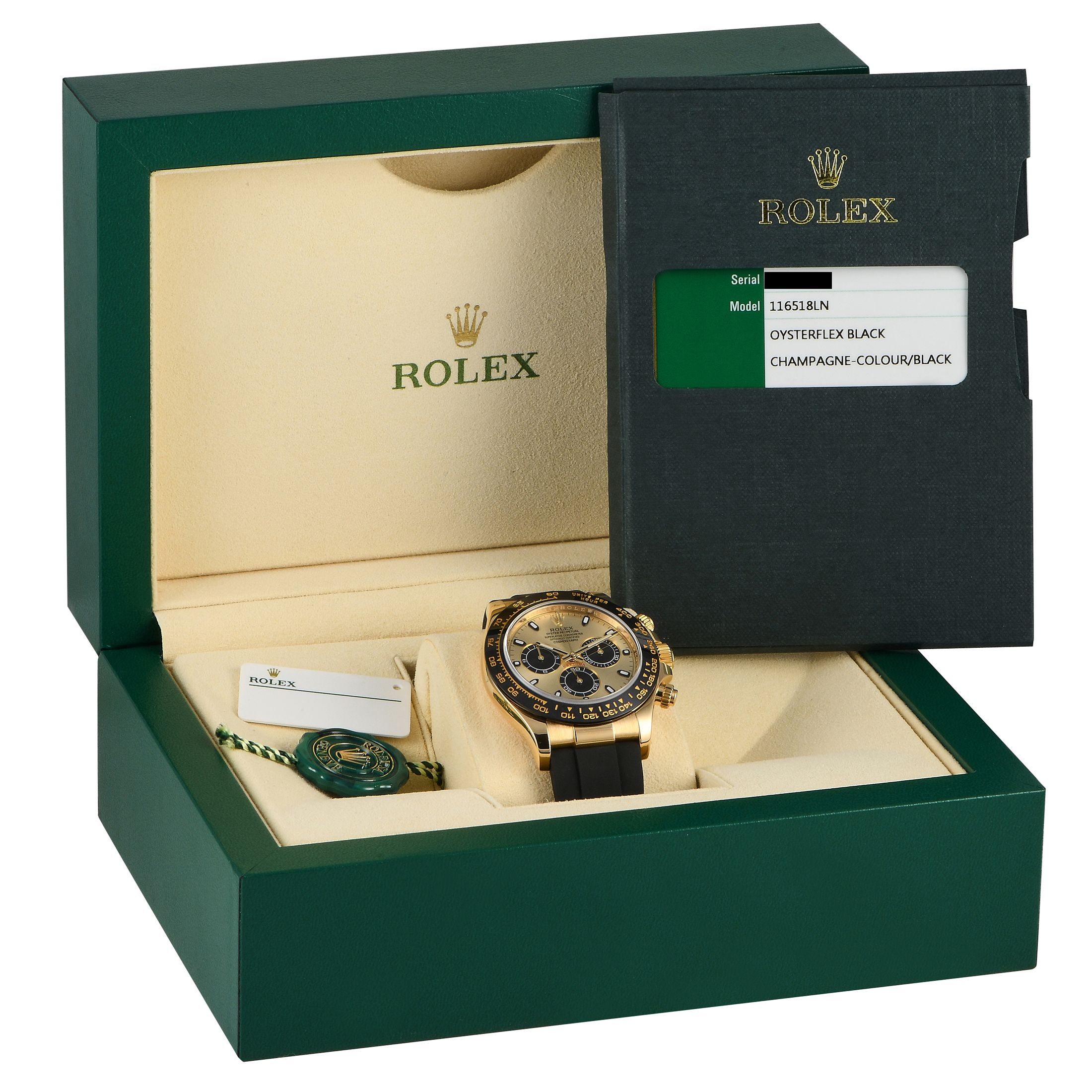 Rolex Daytona Yellow Gold Watch 116518LN