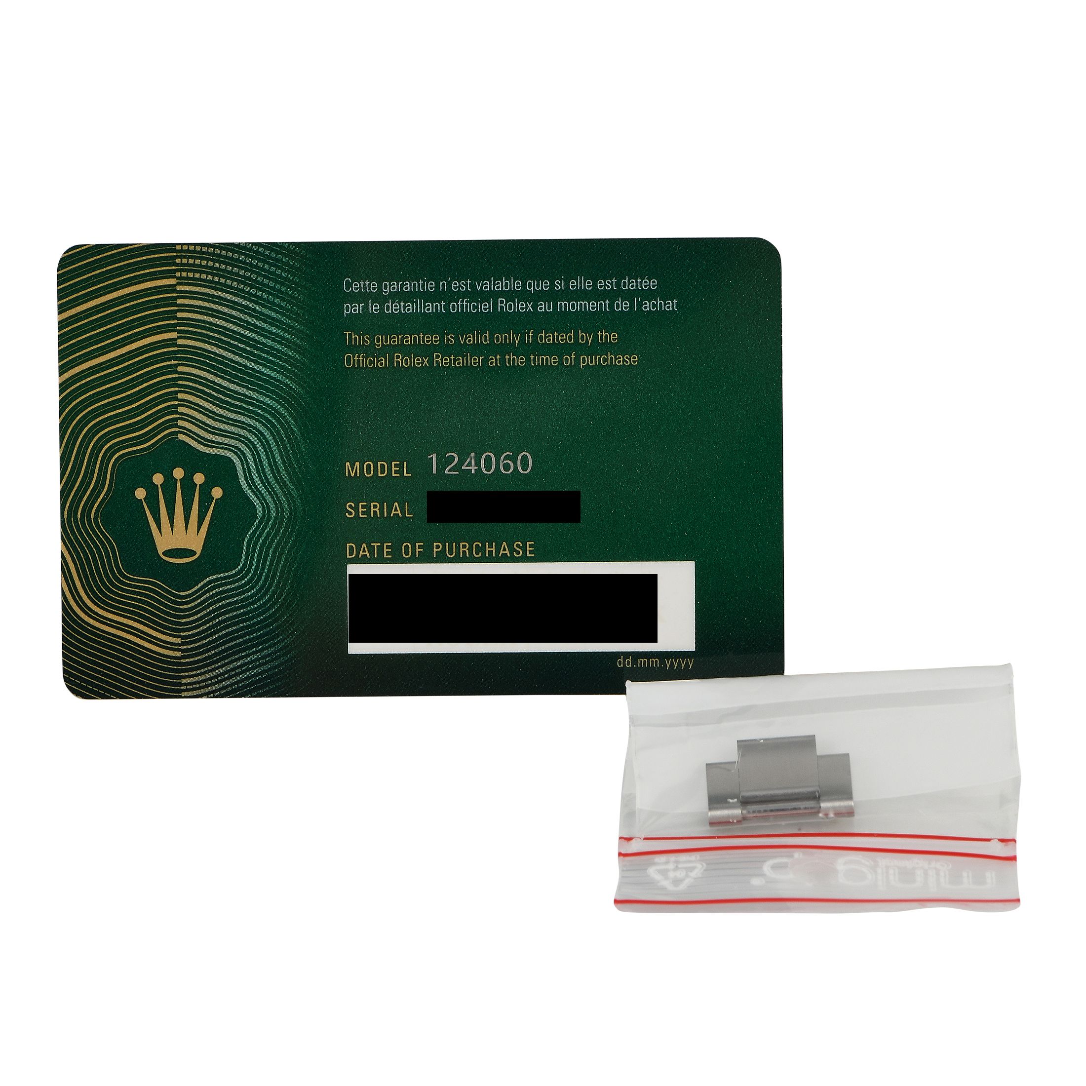 Rolex Submariner Watch 124060