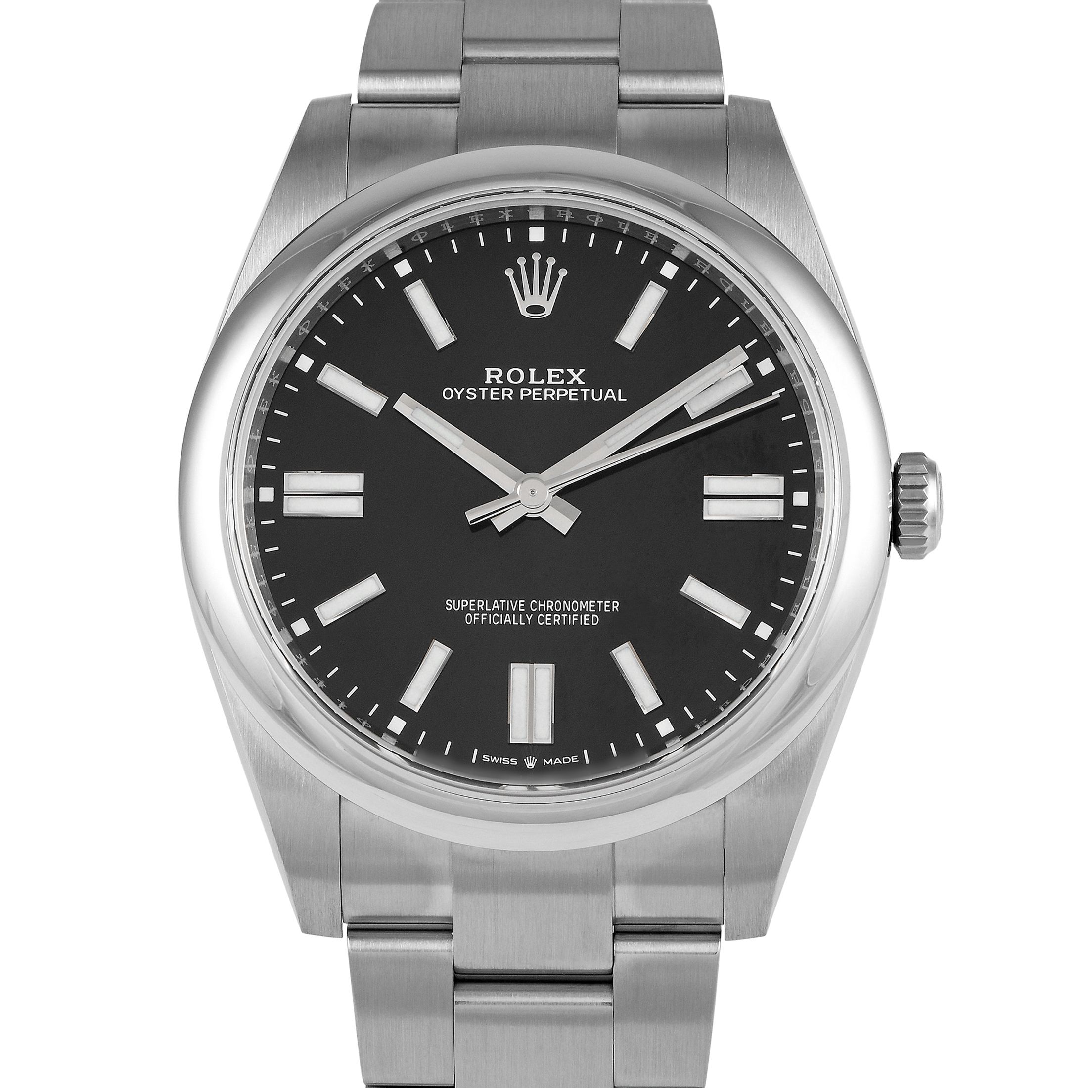 Rolex Oyster Perpetual 41 Black Dial Watch 124300