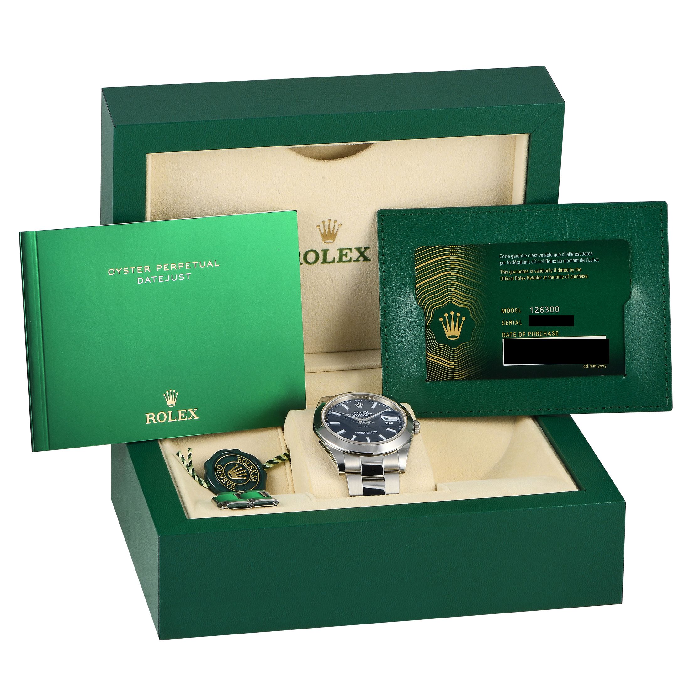 Rolex Datejust 41 Blue Dial Watch 126300