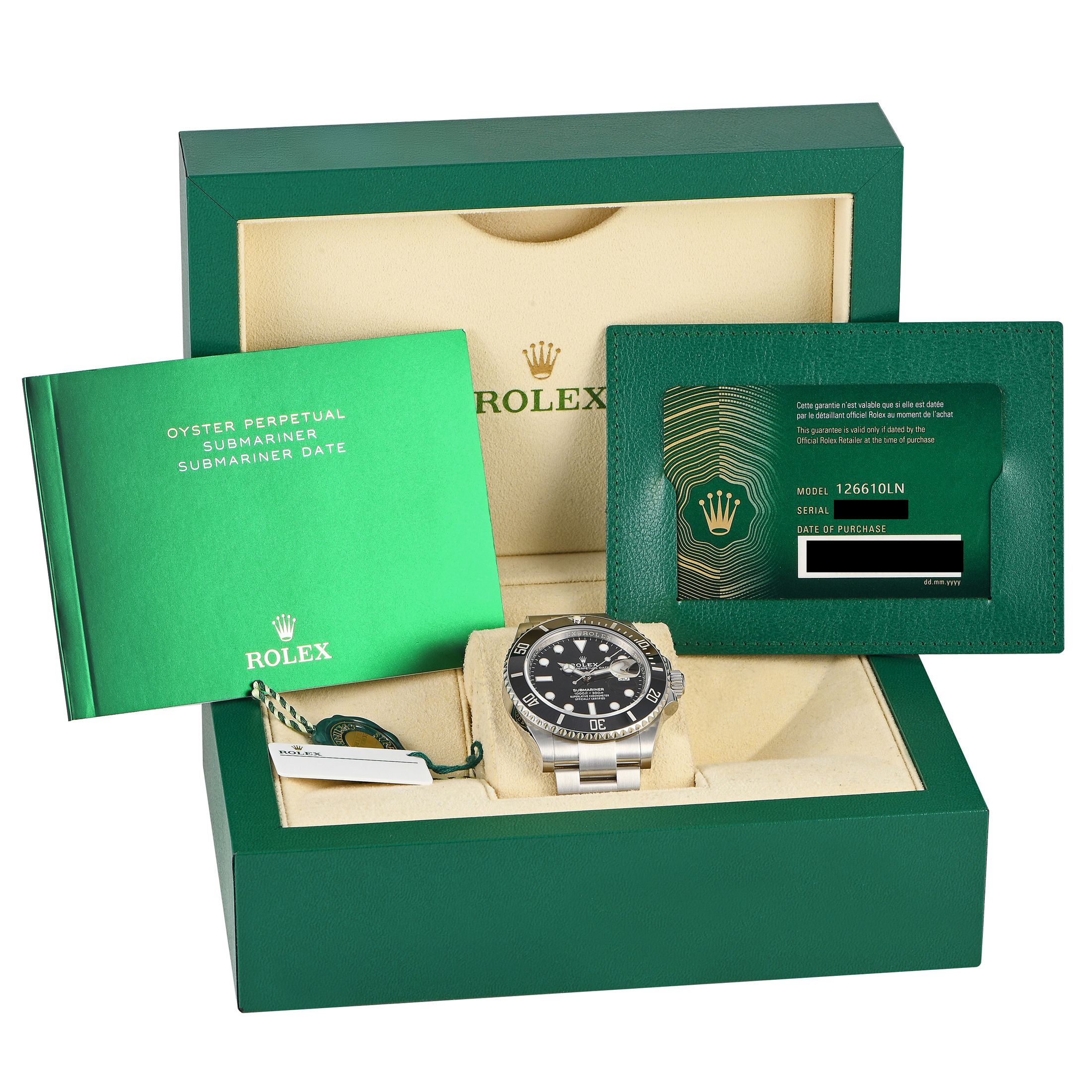 Rolex Submariner Date Watch 126610LN