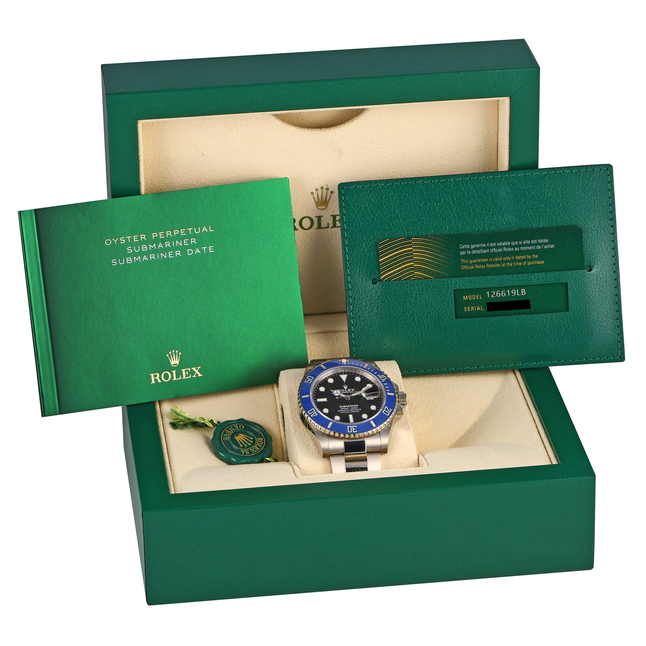 Rolex Submariner Date Watch 126619LB
