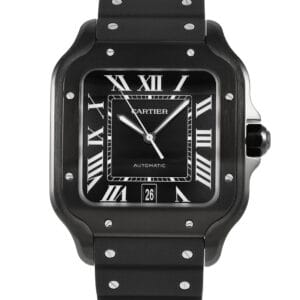 Cartier Santos de Cartier Black ADLC All Black Watch WSSA0039