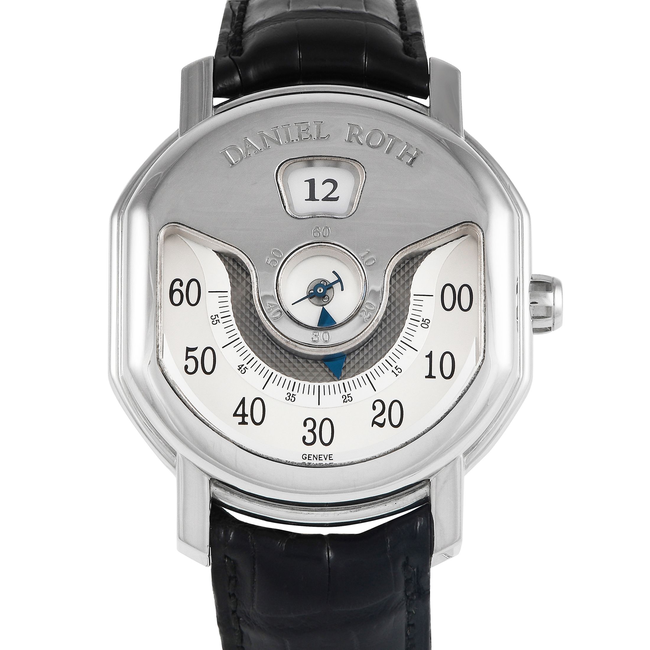 Daniel Roth Ellipsocurvex Papillon Jumping Hour 44mm Watch 318.Y.60