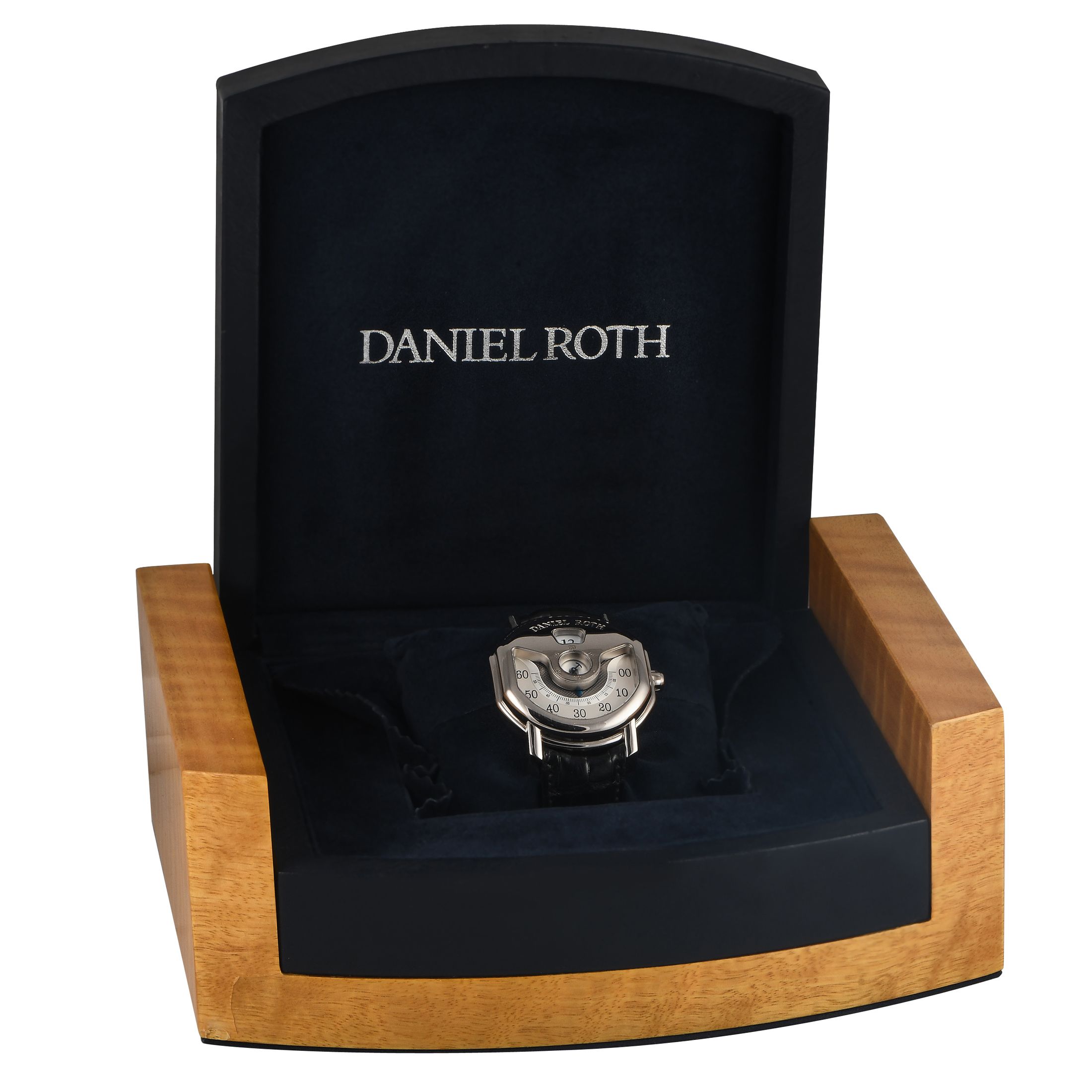 Daniel Roth Ellipsocurvex Papillon Jumping Hour 44mm Watch 318.Y.60