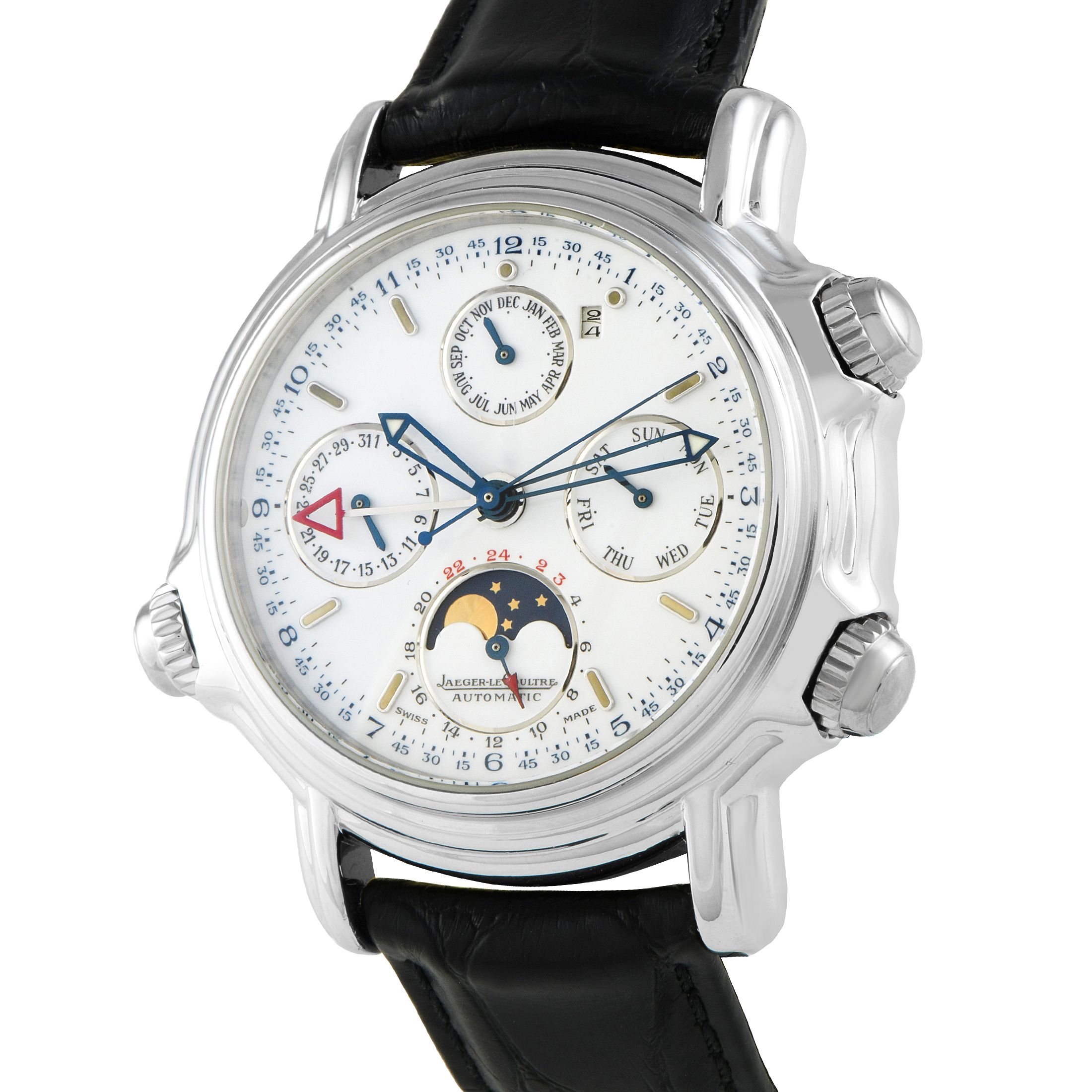Jaeger-LeCoultre Grand Reveil Perpetual Calendar Platinum Watch 180.6.99