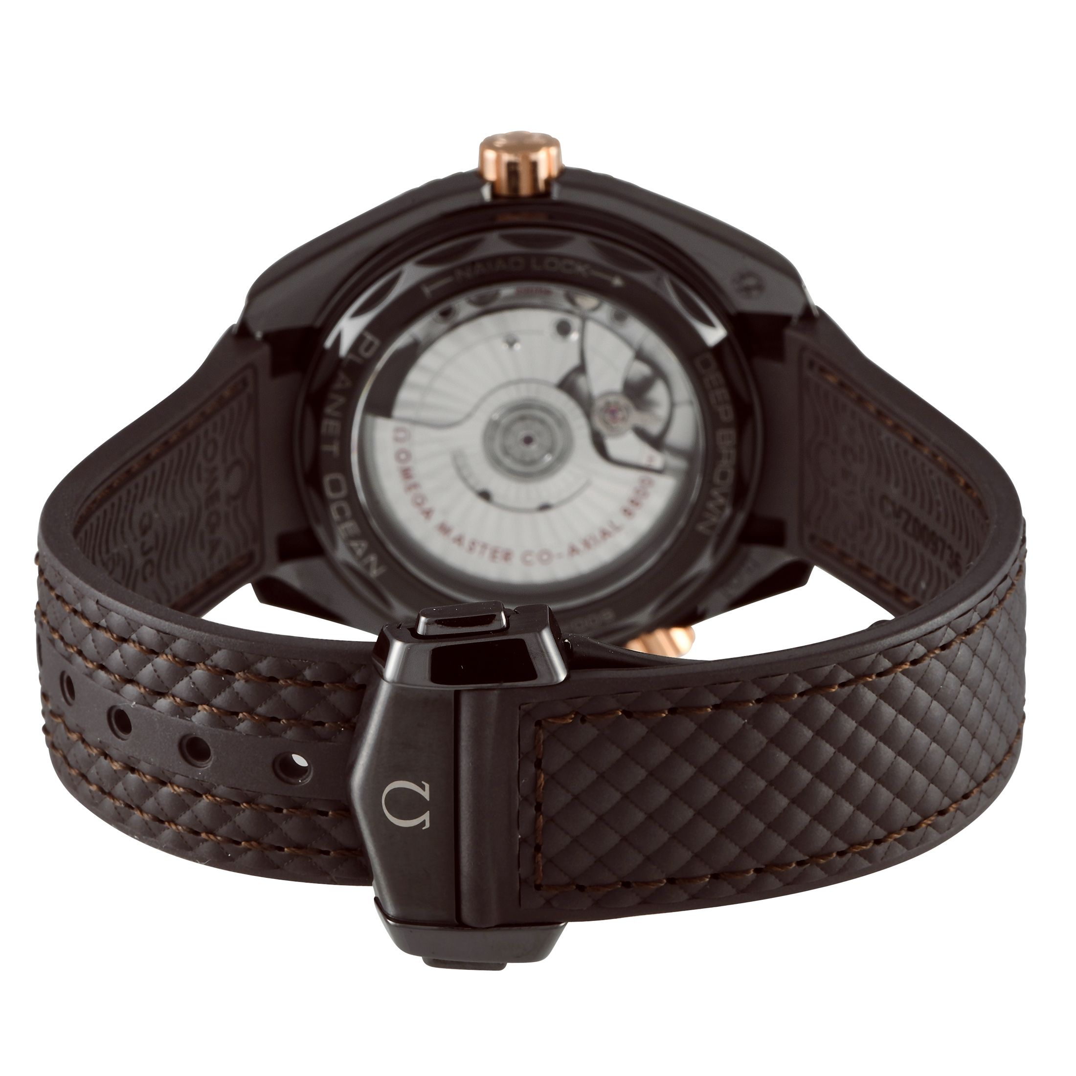 Omega Seamaster Planet Ocean Brown Ceramic Watch 215.62.40.20.13.001