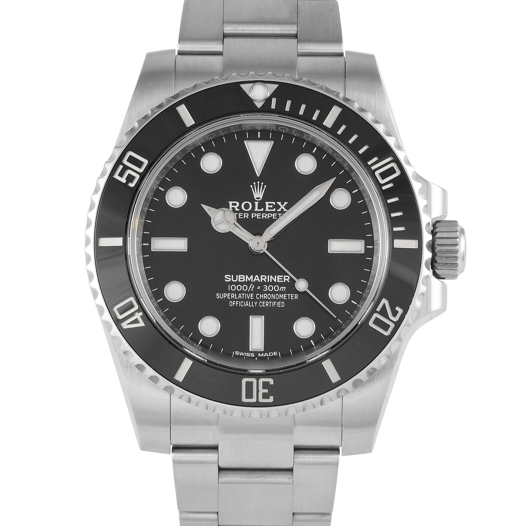 Rolex Submariner "No Date" Watch 114060
