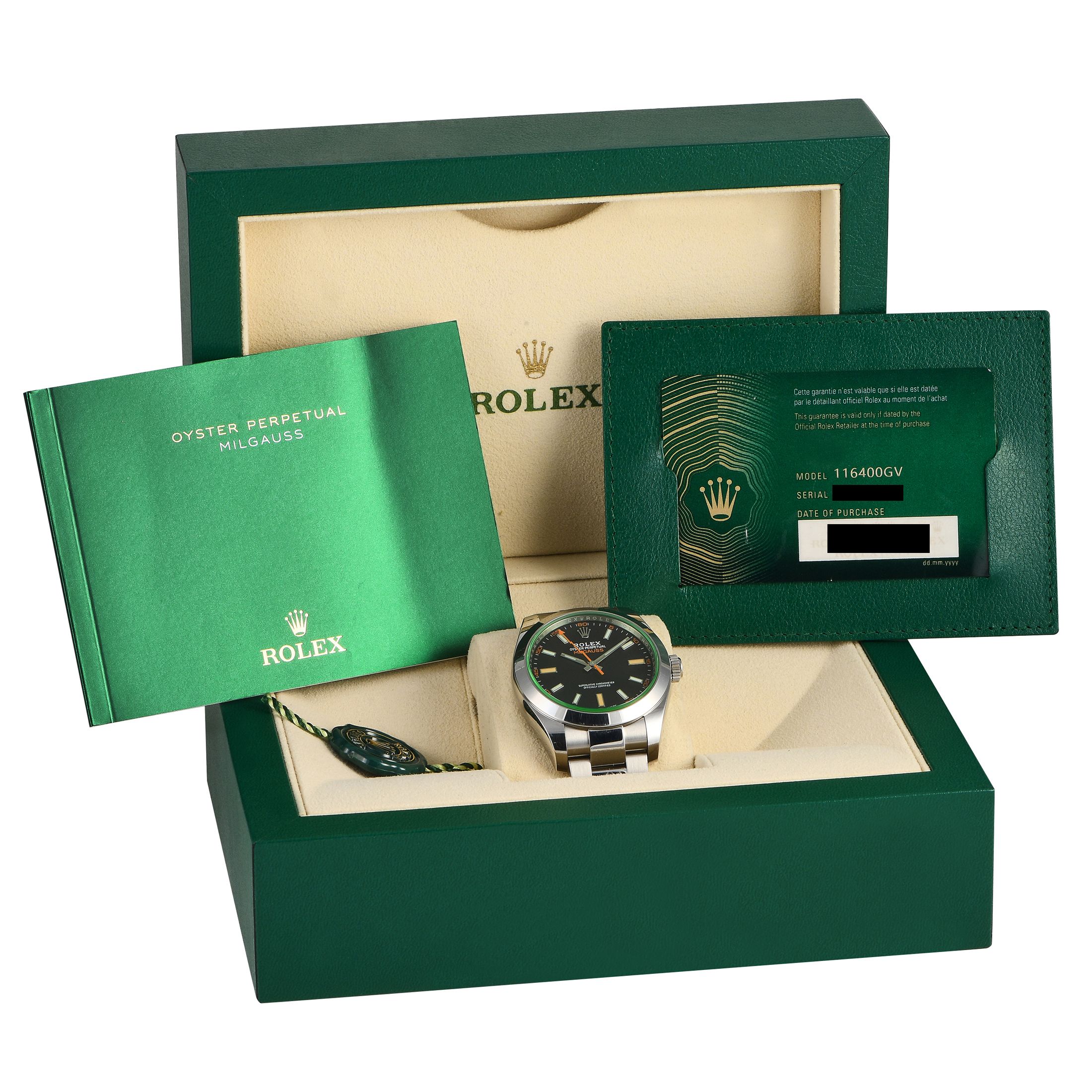 Rolex Milgauss Watch 116400GV