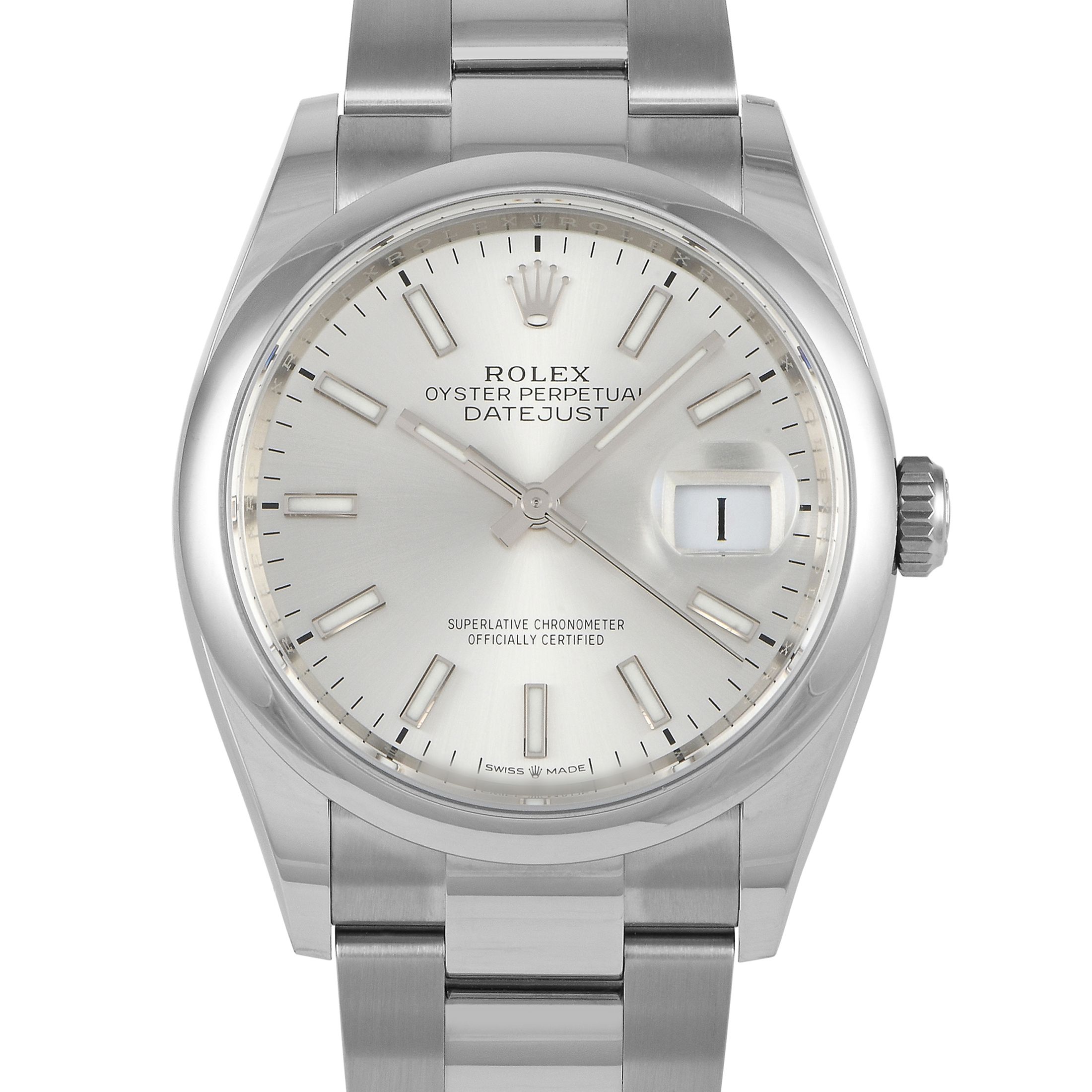 Rolex Datejust 36 Silver Dial Watch 126200