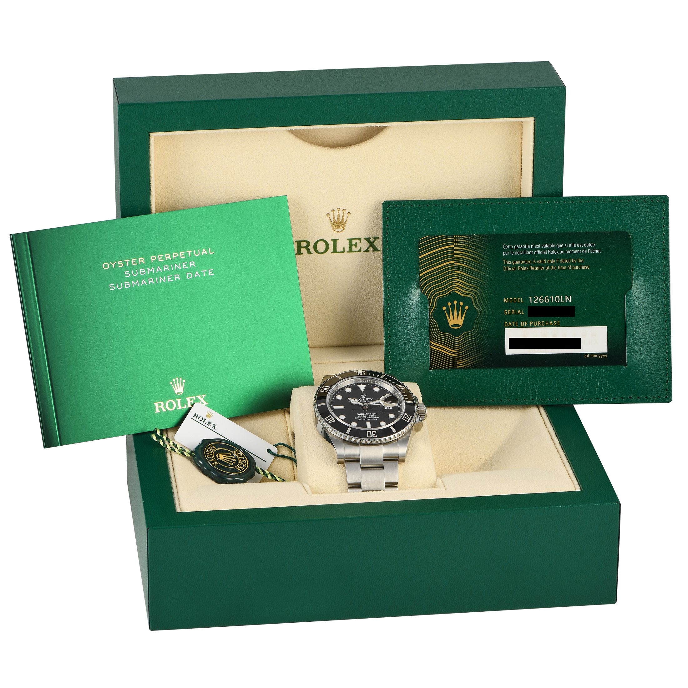 Rolex Submariner Date Watch 126610LN