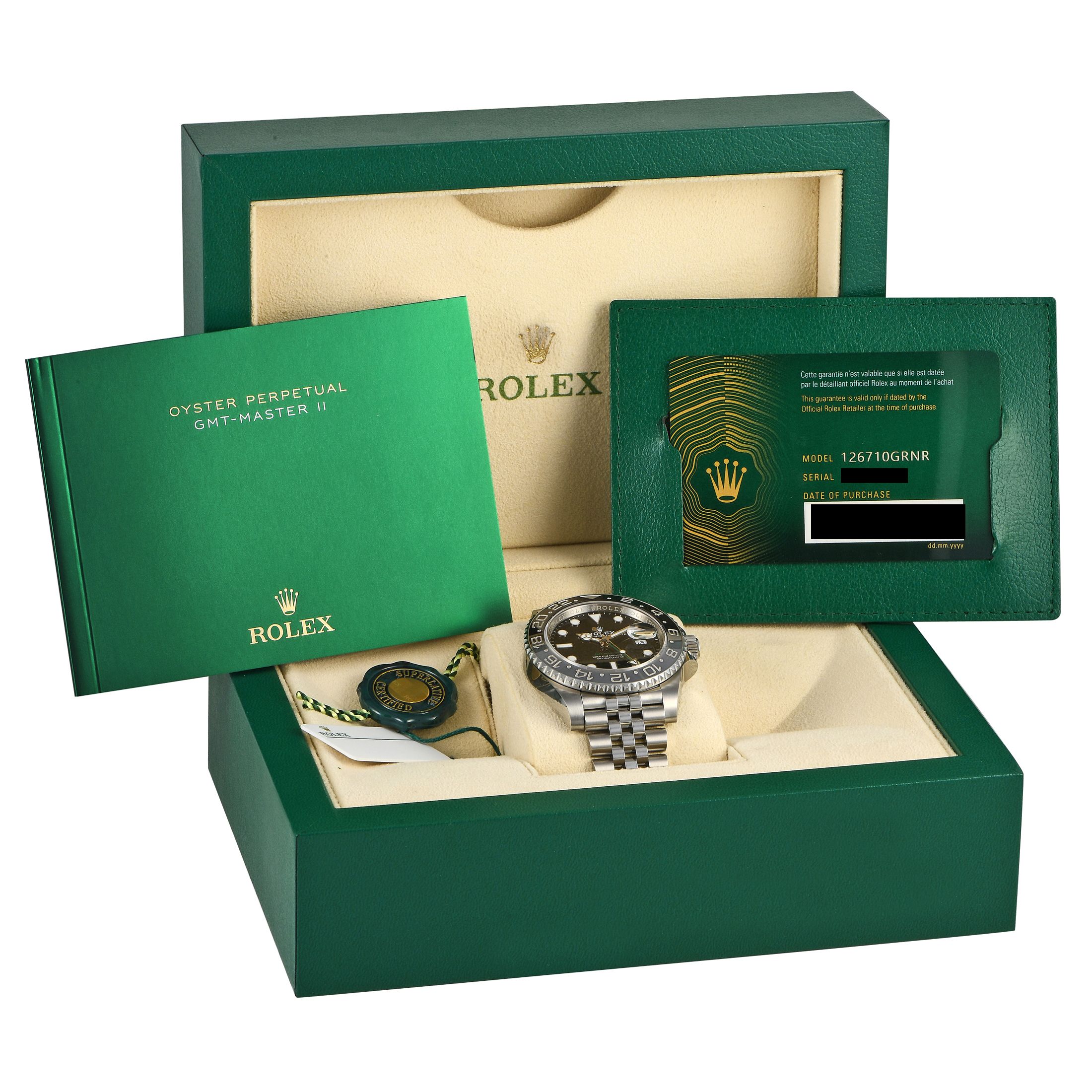 Rolex GMT-Master II Watch 126710GRNR