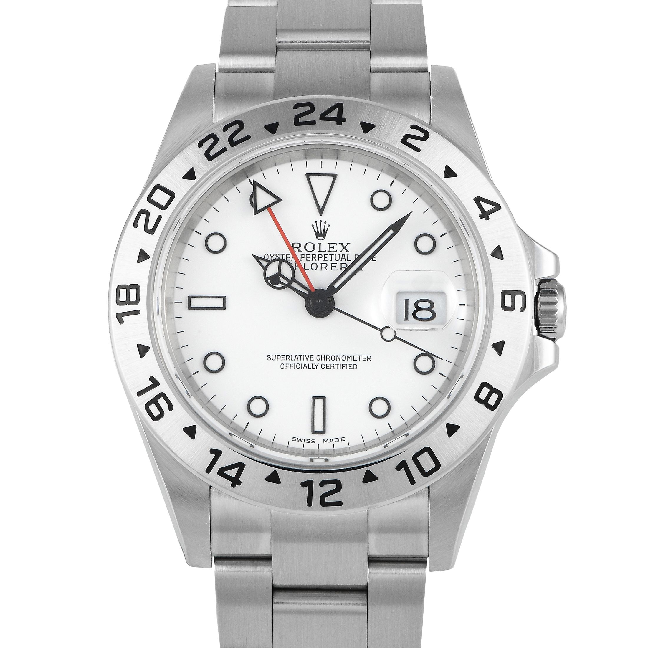 Rolex Explorer White Dial Watch 16570