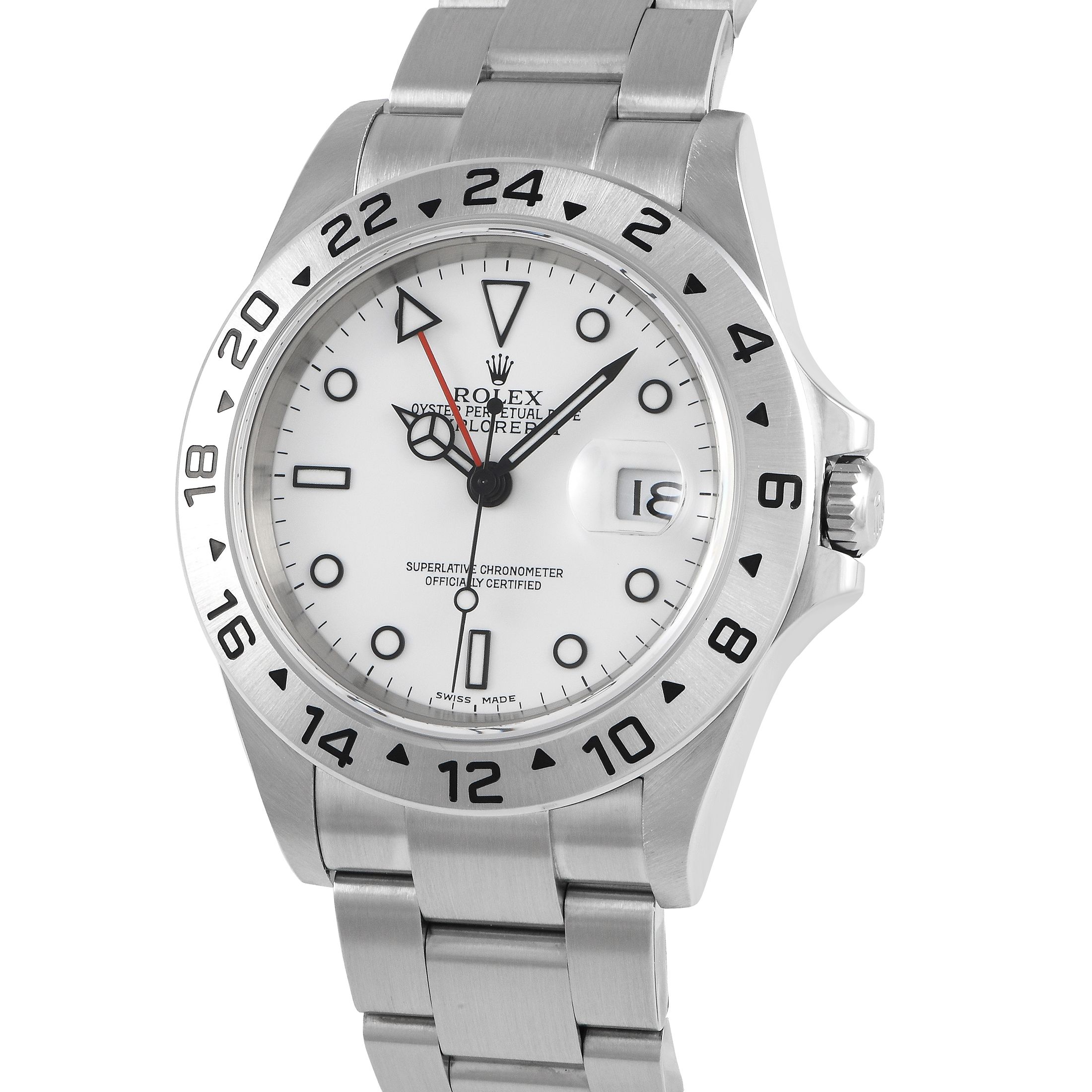 Rolex Explorer White Dial Watch 16570