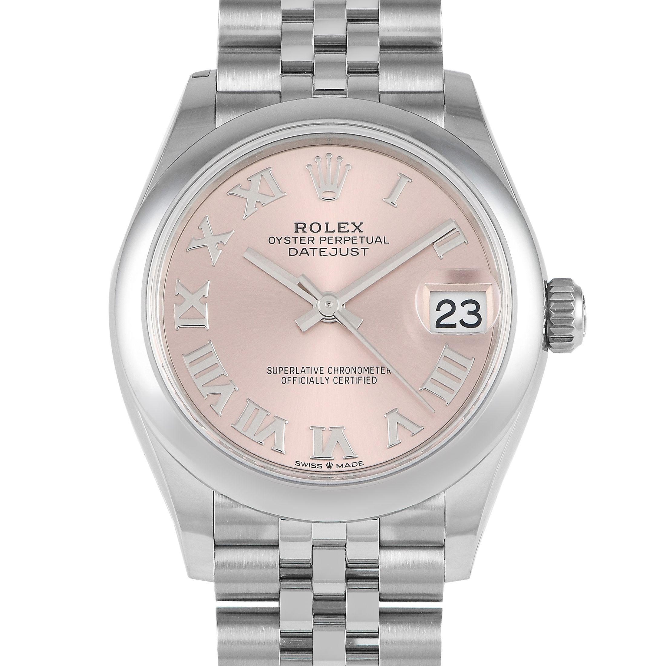 Rolex Datejust 31 Pink Roman Dial Watch 278240