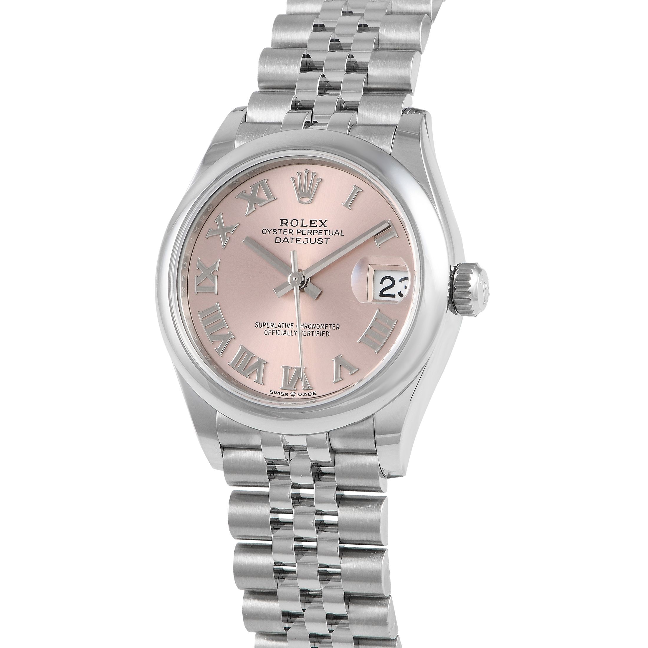 Rolex Datejust 31 Pink Roman Dial Watch 278240