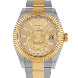 Rolex Sky-Dweller Champagne Dial Watch 326933