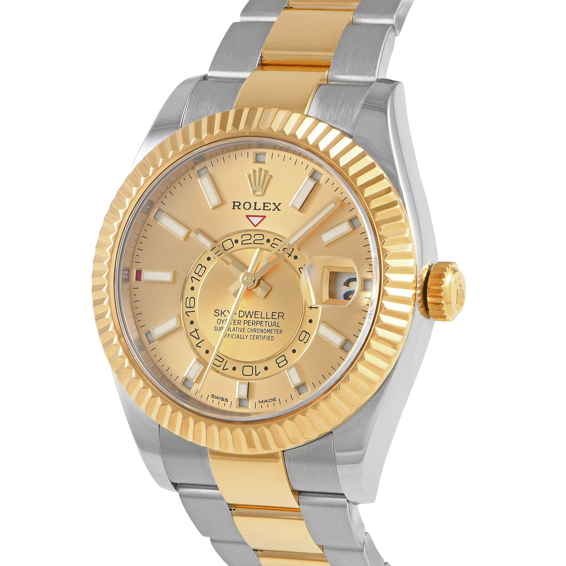 Rolex Sky-Dweller Champagne Dial Watch 326933
