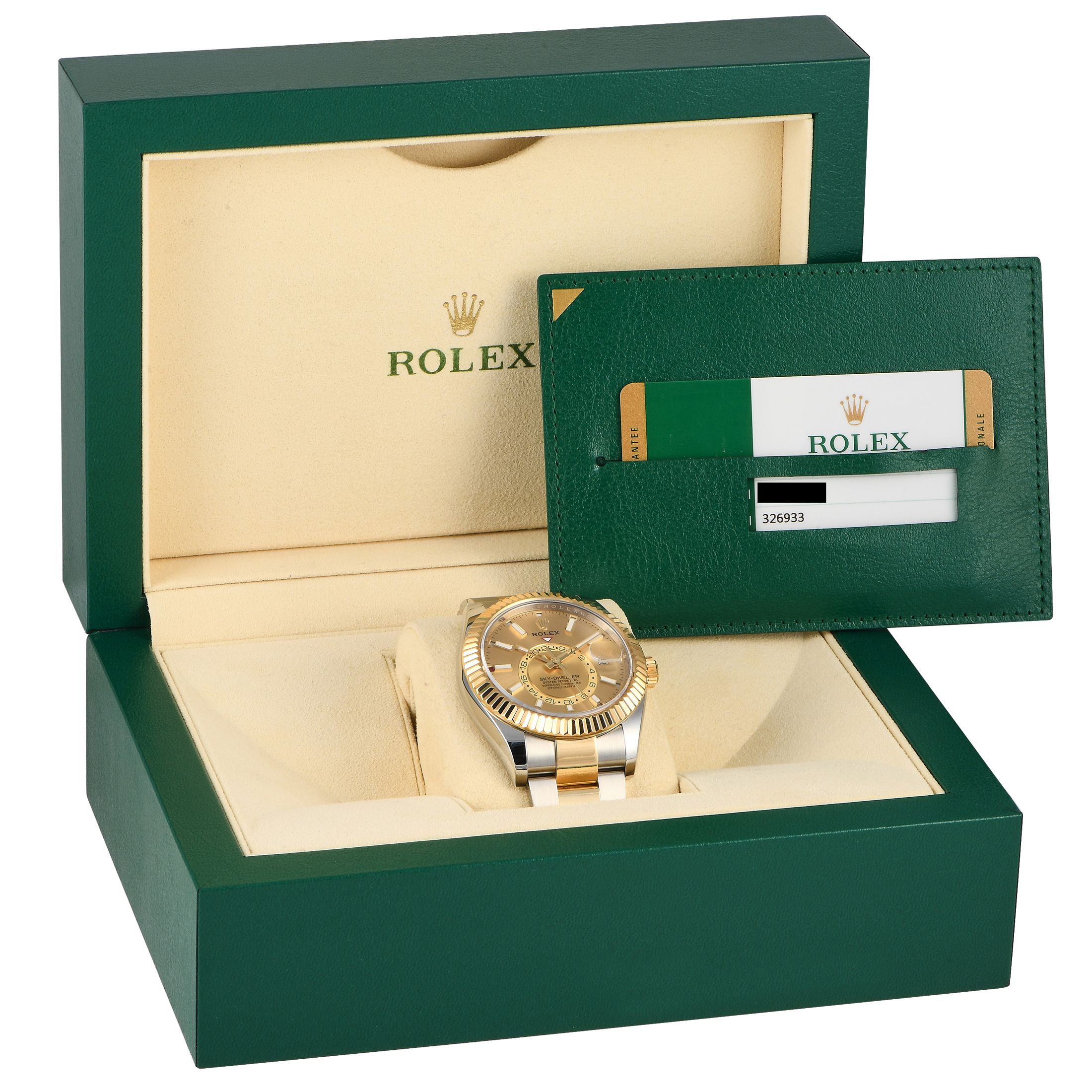 Rolex Sky-Dweller Champagne Dial Watch 326933