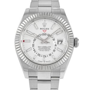 Rolex Sky-Dweller White Dial Watch 326934