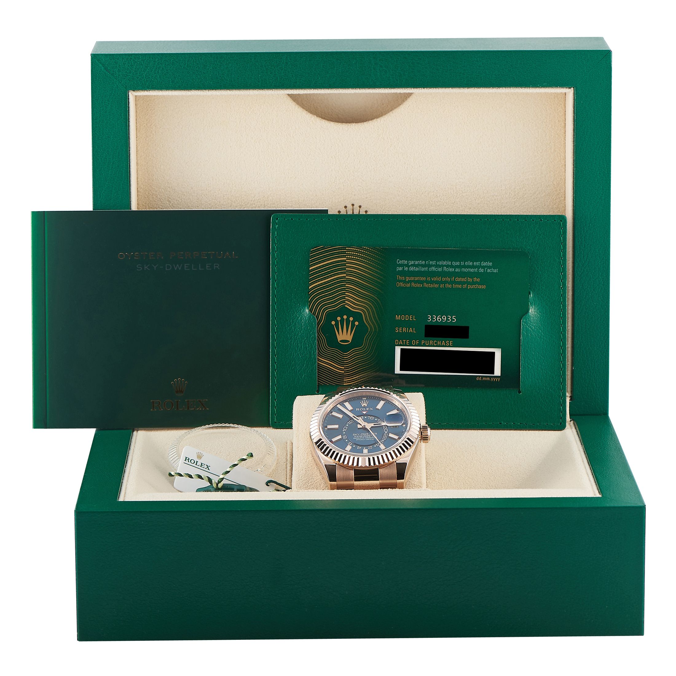 Rolex Sky-Dweller 18K Everose Gold Watch 336935