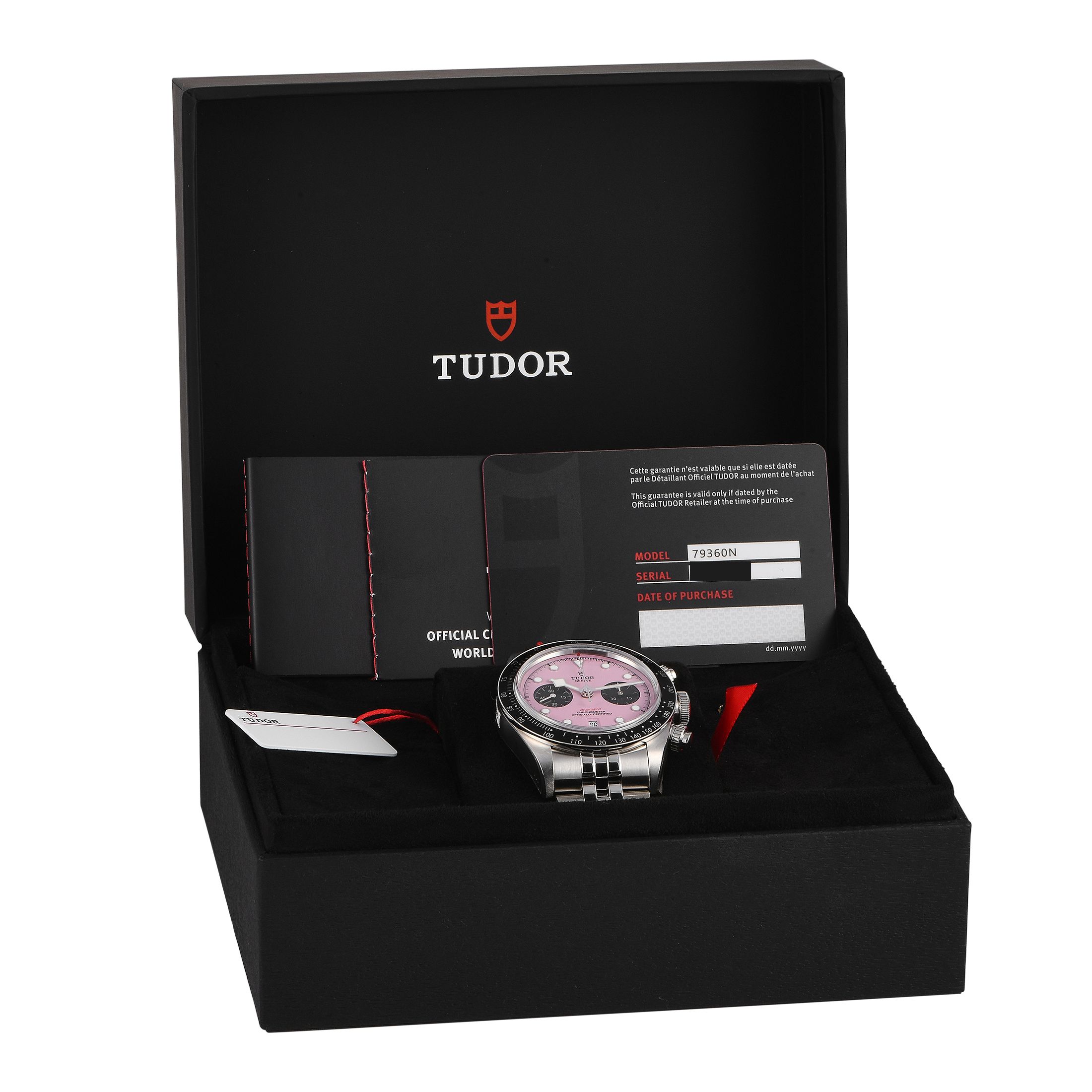 Tudor Black Bay Chrono Pink Dial Watch 79360N-0019