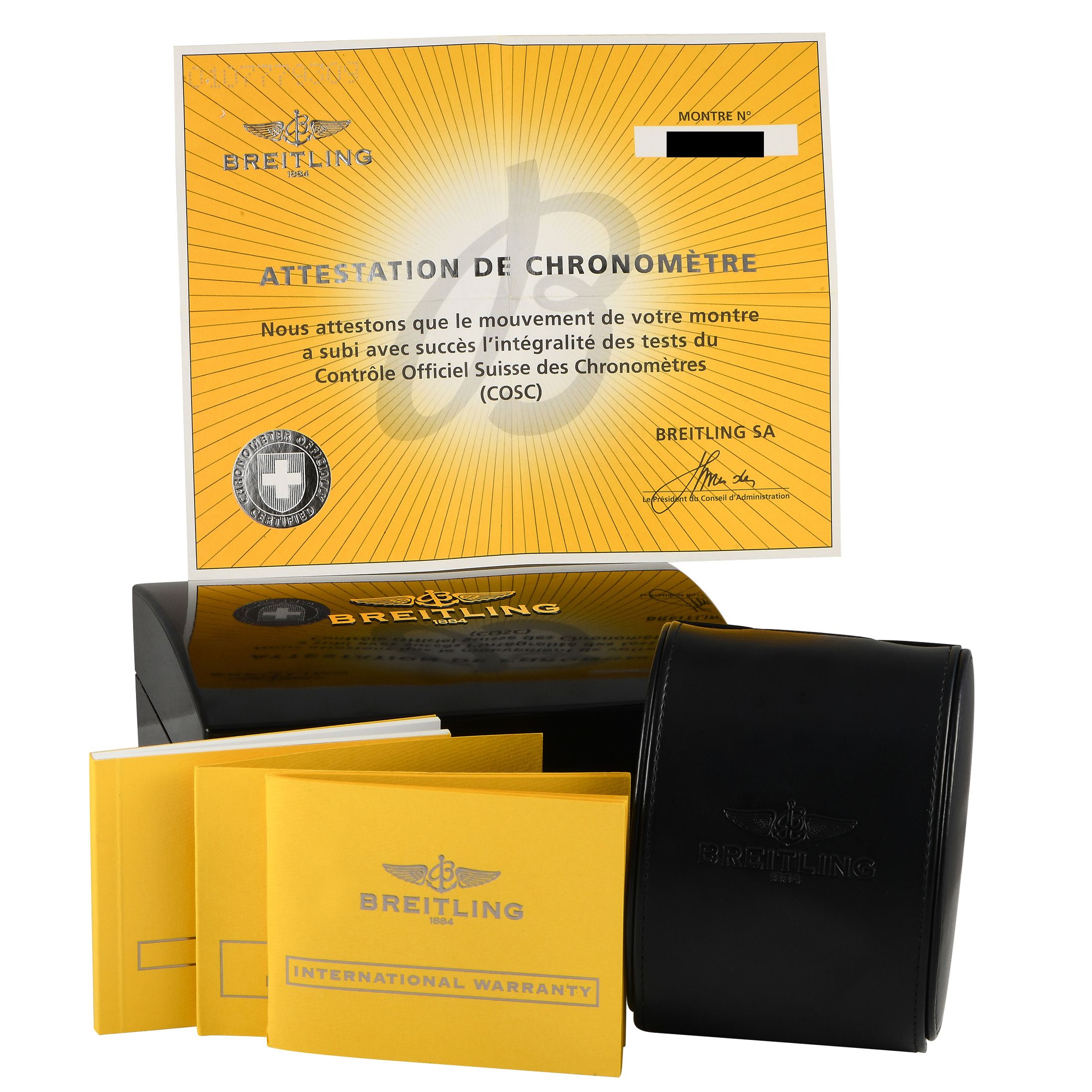 Breitling Chronomat Blackbird Blacksteel Watch M44359