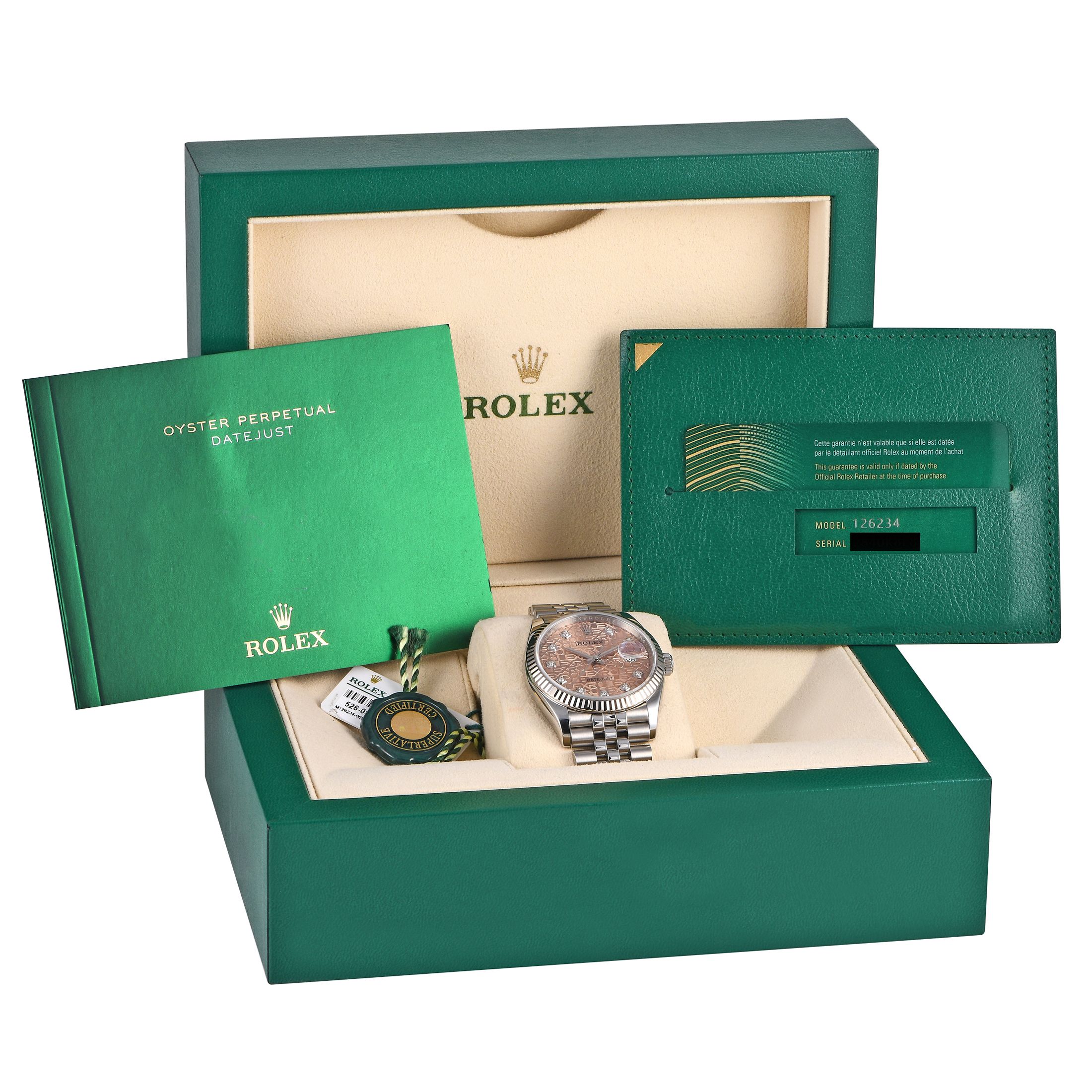 Rolex Datejust 36 Diamond Jubilee Watch 126234