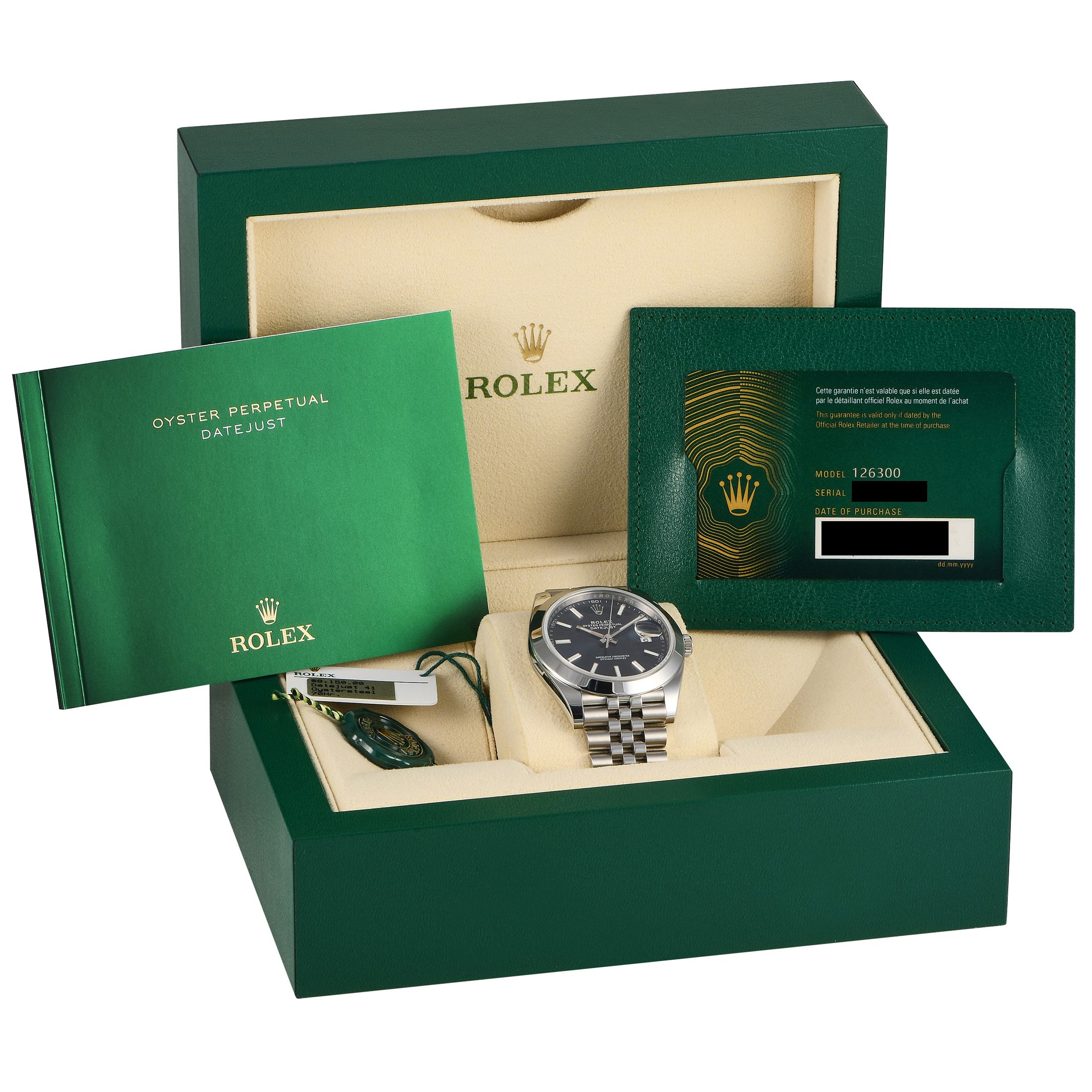 Rolex Oyster Datejust 41 Watch 126300