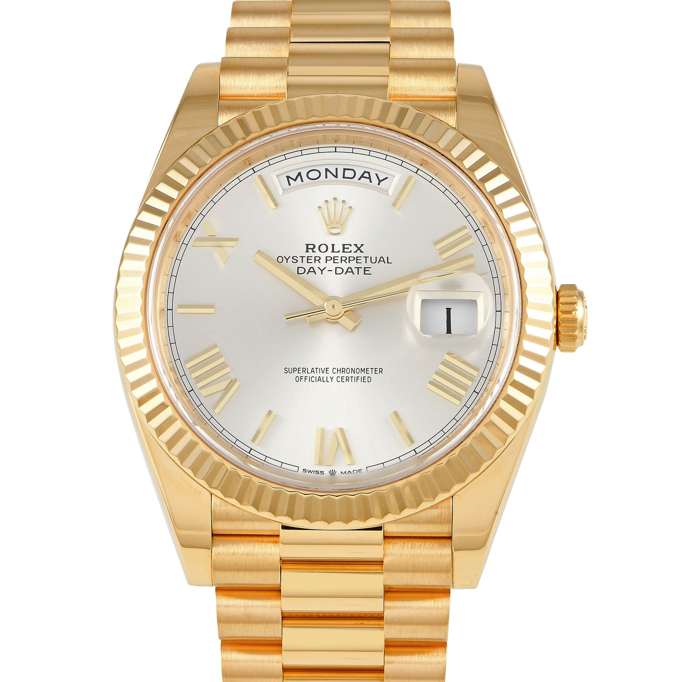 Rolex Day-Date 40 18K Yellow Gold Watch 228238