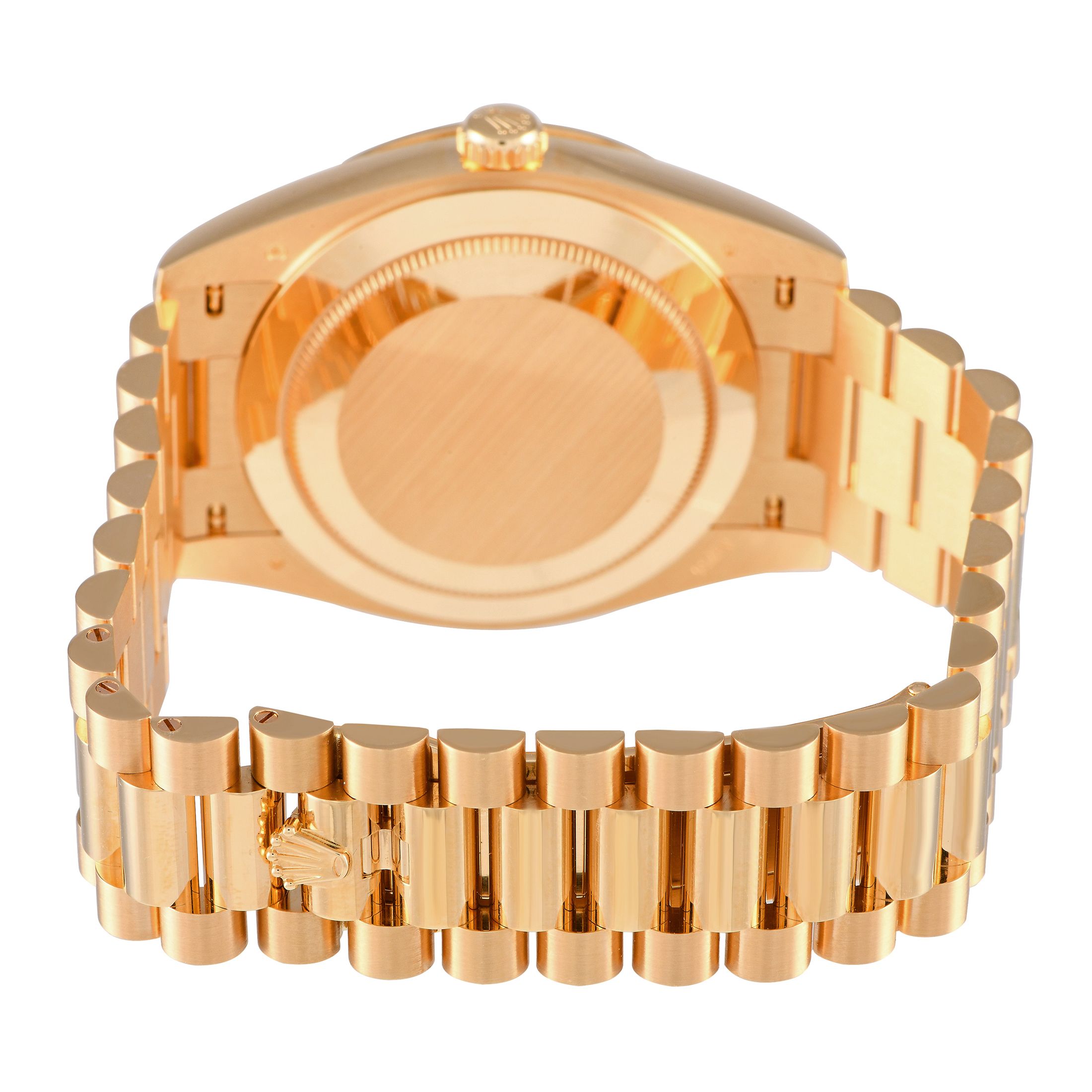 Rolex Day-Date 40 Diamond Pave 18K Yellow Gold Watch 228348RBR