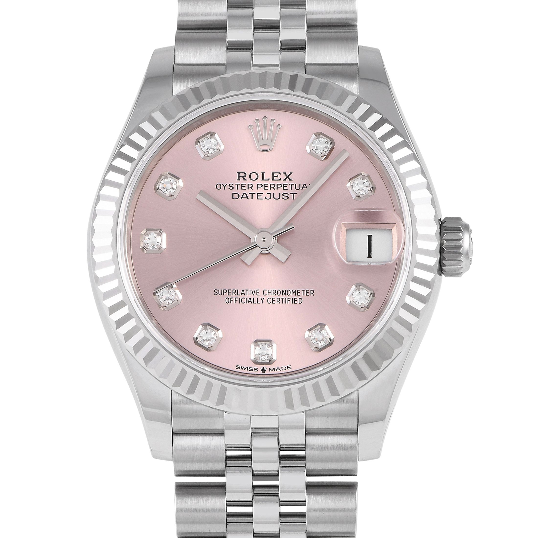 Rolex Lady Datejust Pink Diamond Dial Watch 278274