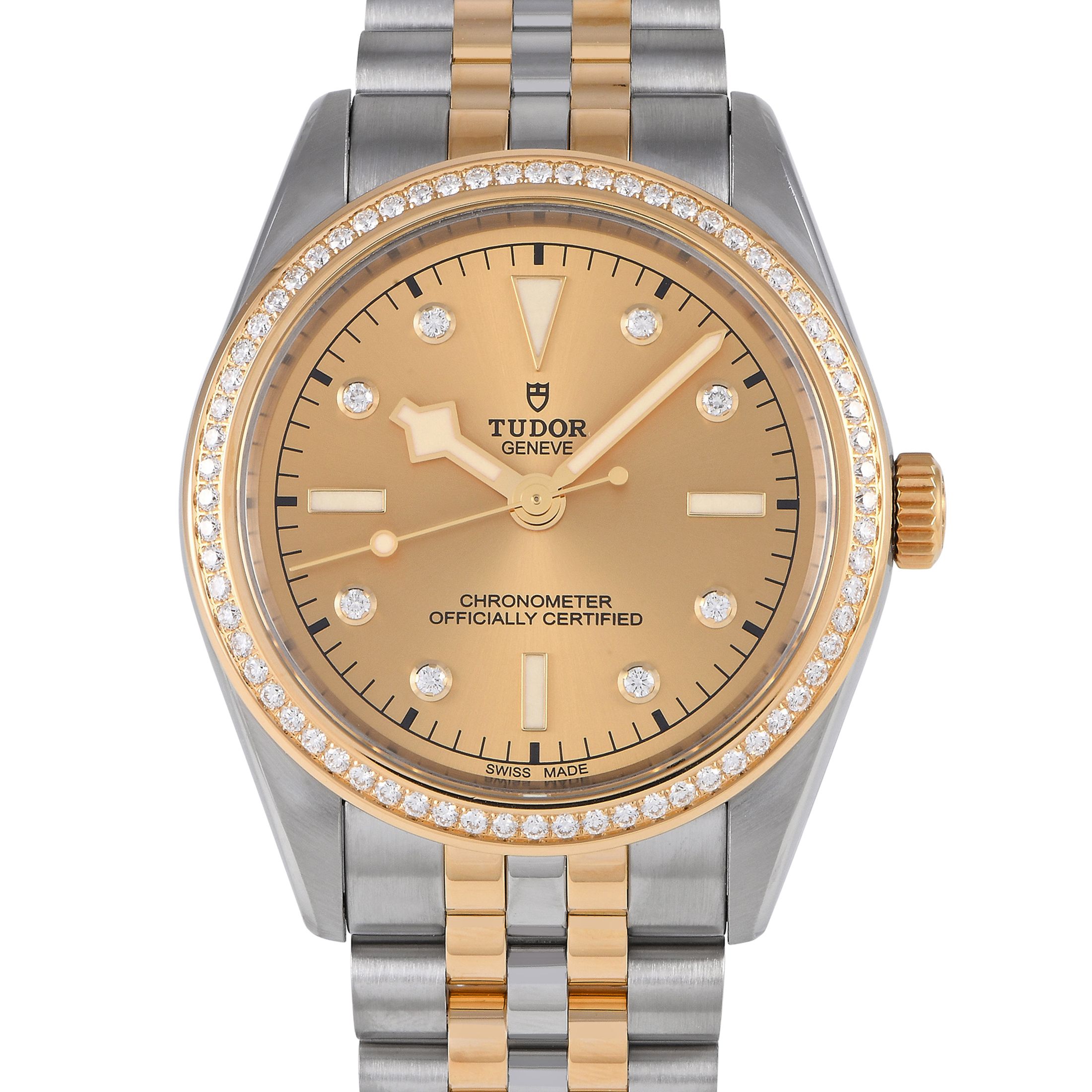 Tudor Black Bay 39 Diamond Champagne Watch M79673-0007